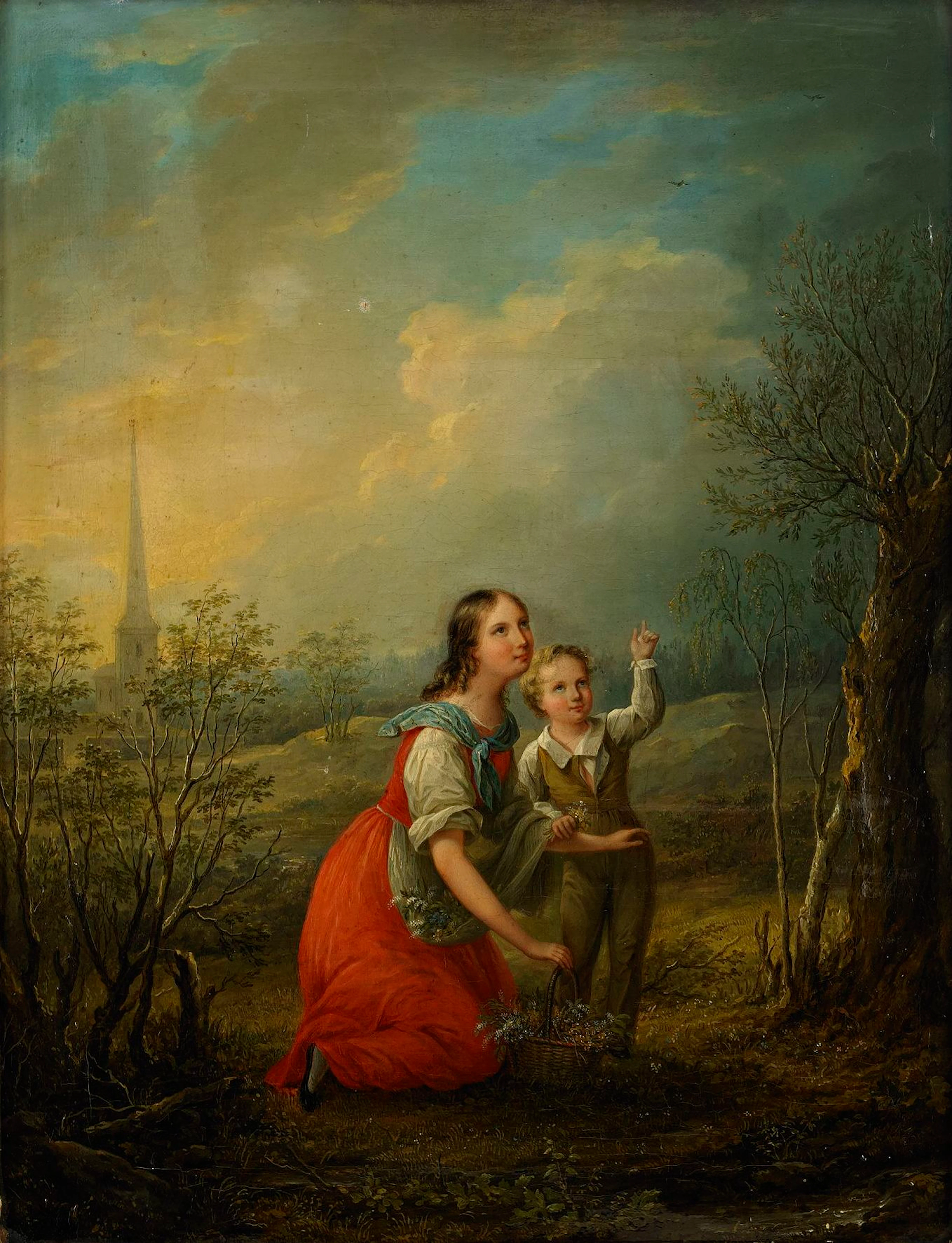 Fredrik Westin, Barn som plockar blommor