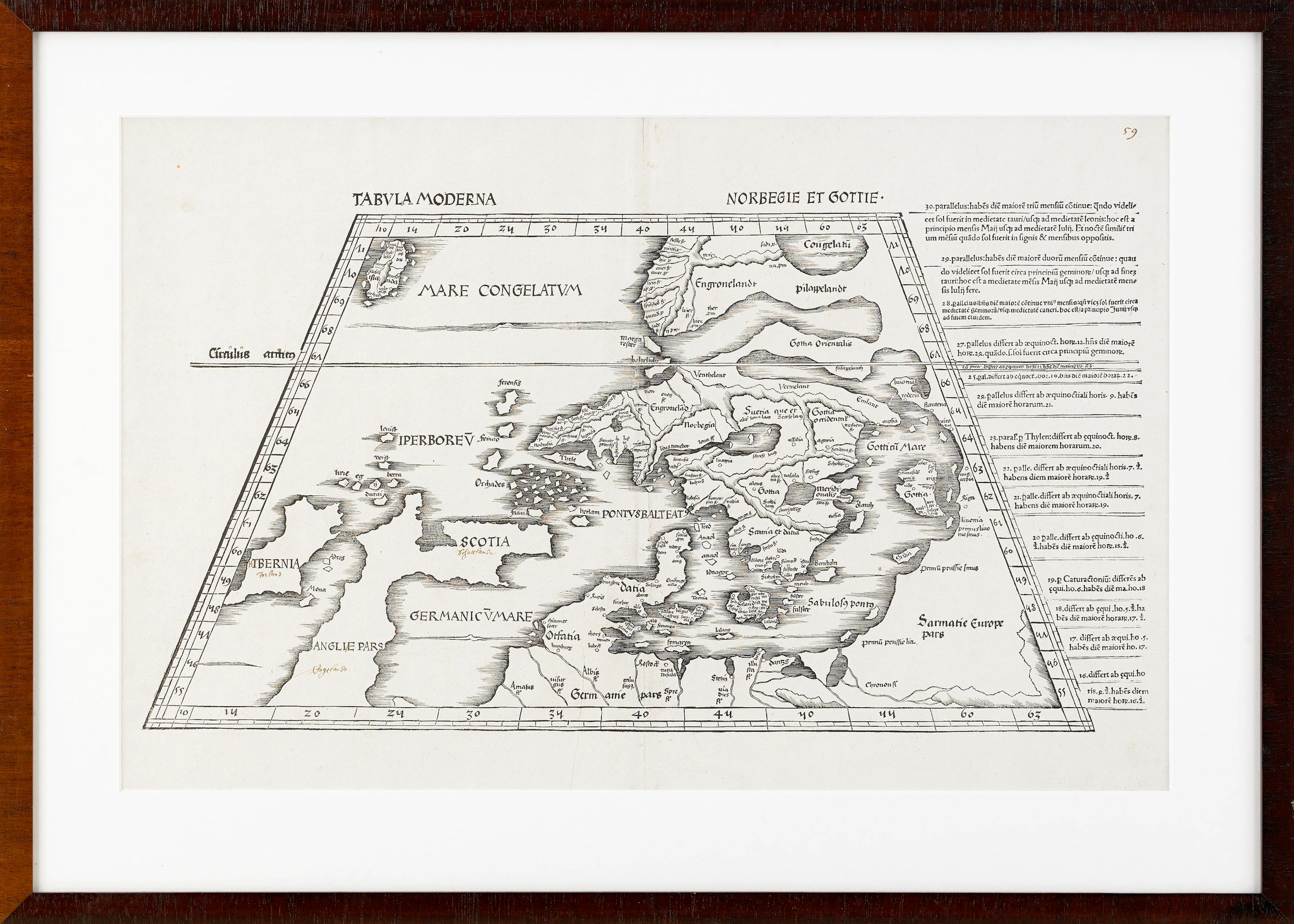Waldseemüller's map of Scandinavia