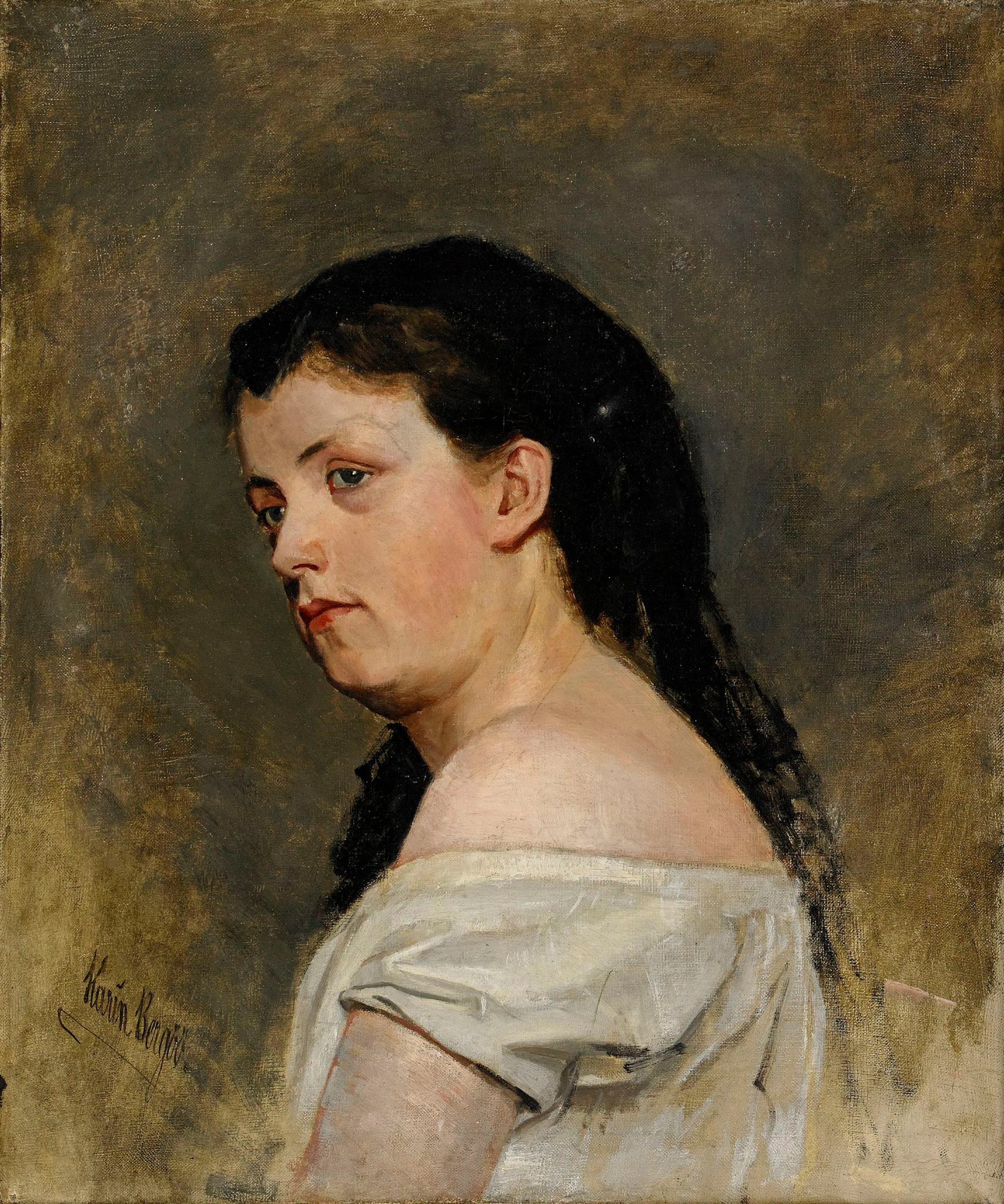 Karin Bergöö, Flickporträtt