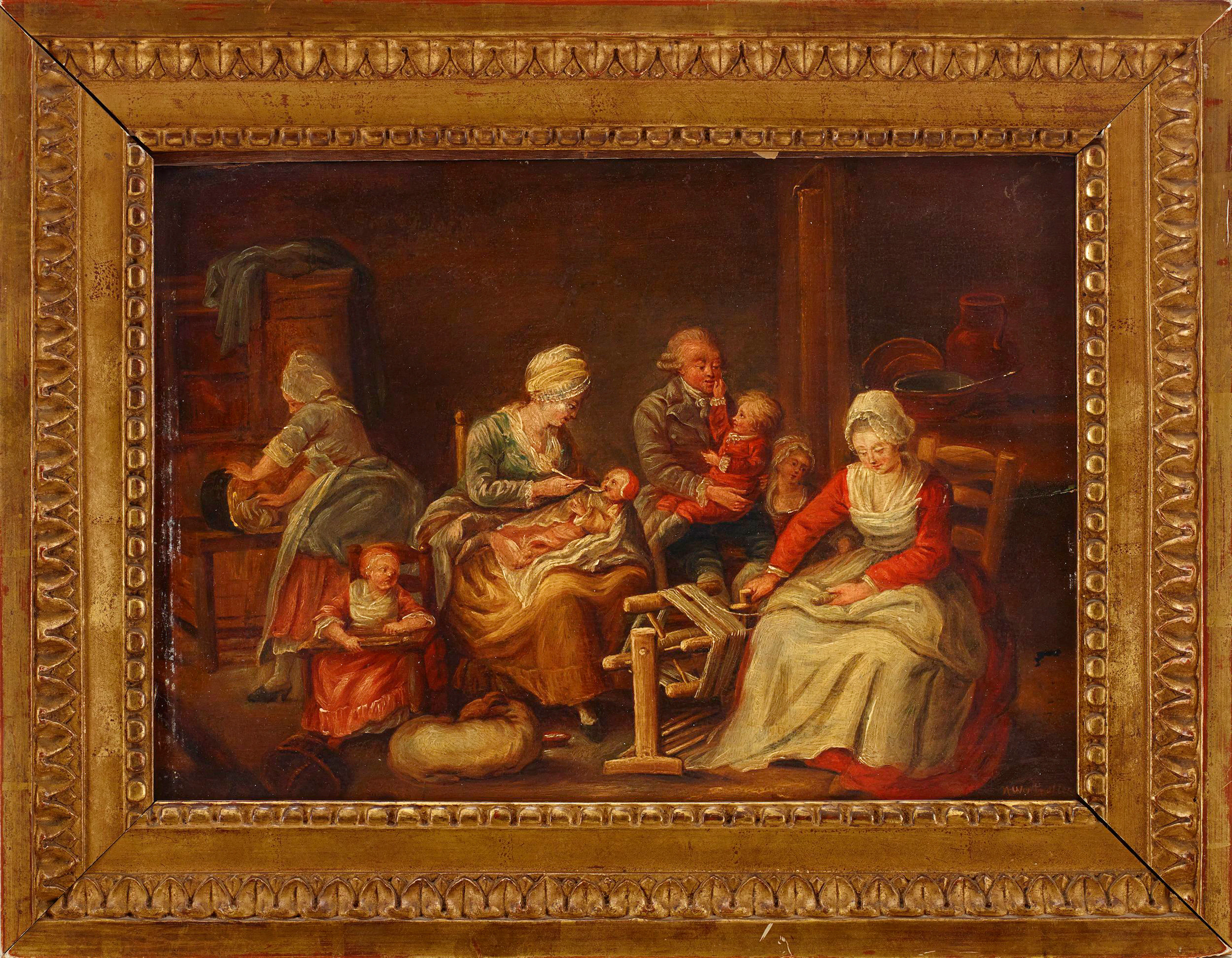 Adolf Ulrik Wertmüller, Interiör