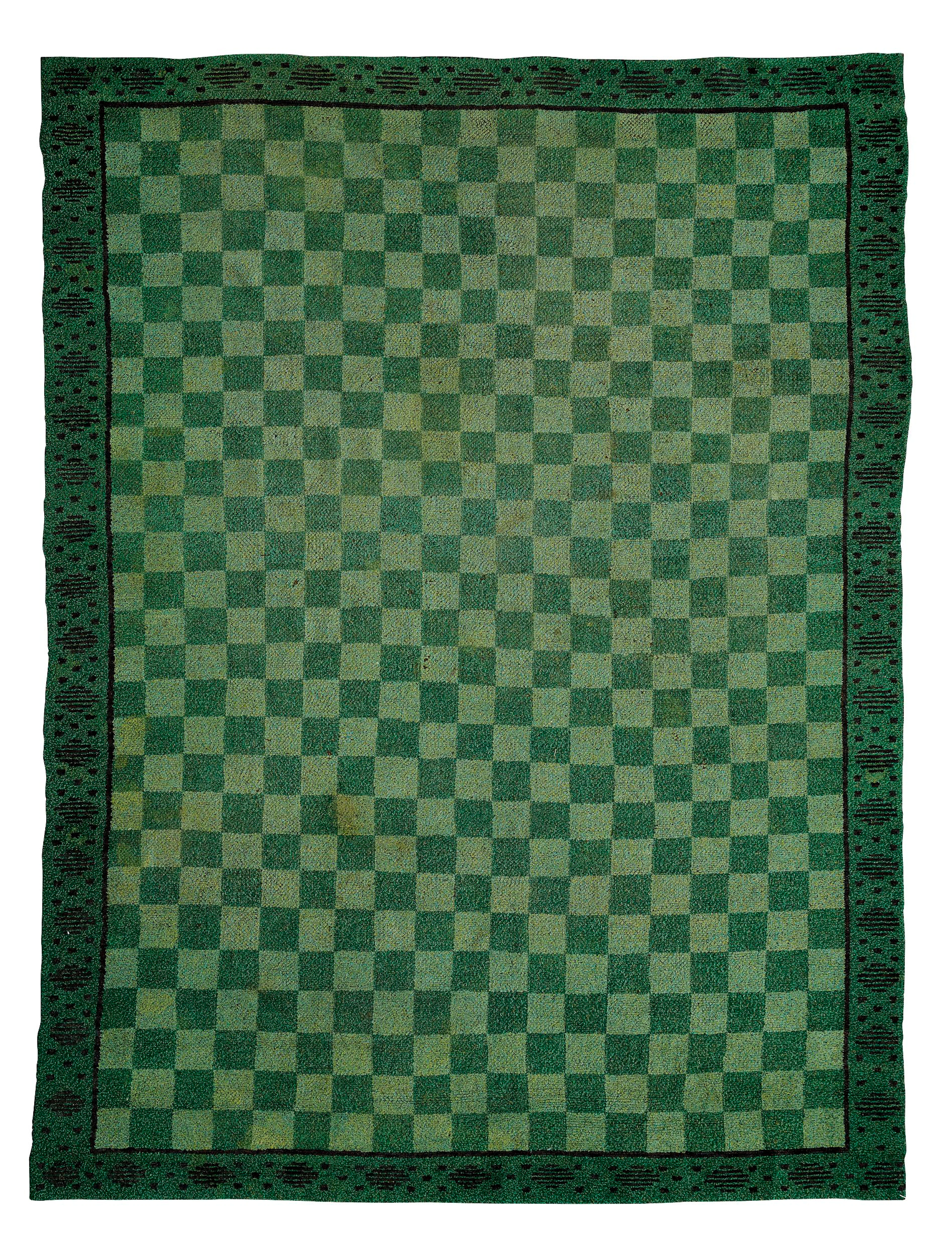 Anna Fjaestad, matta, flossa, vävd 1934