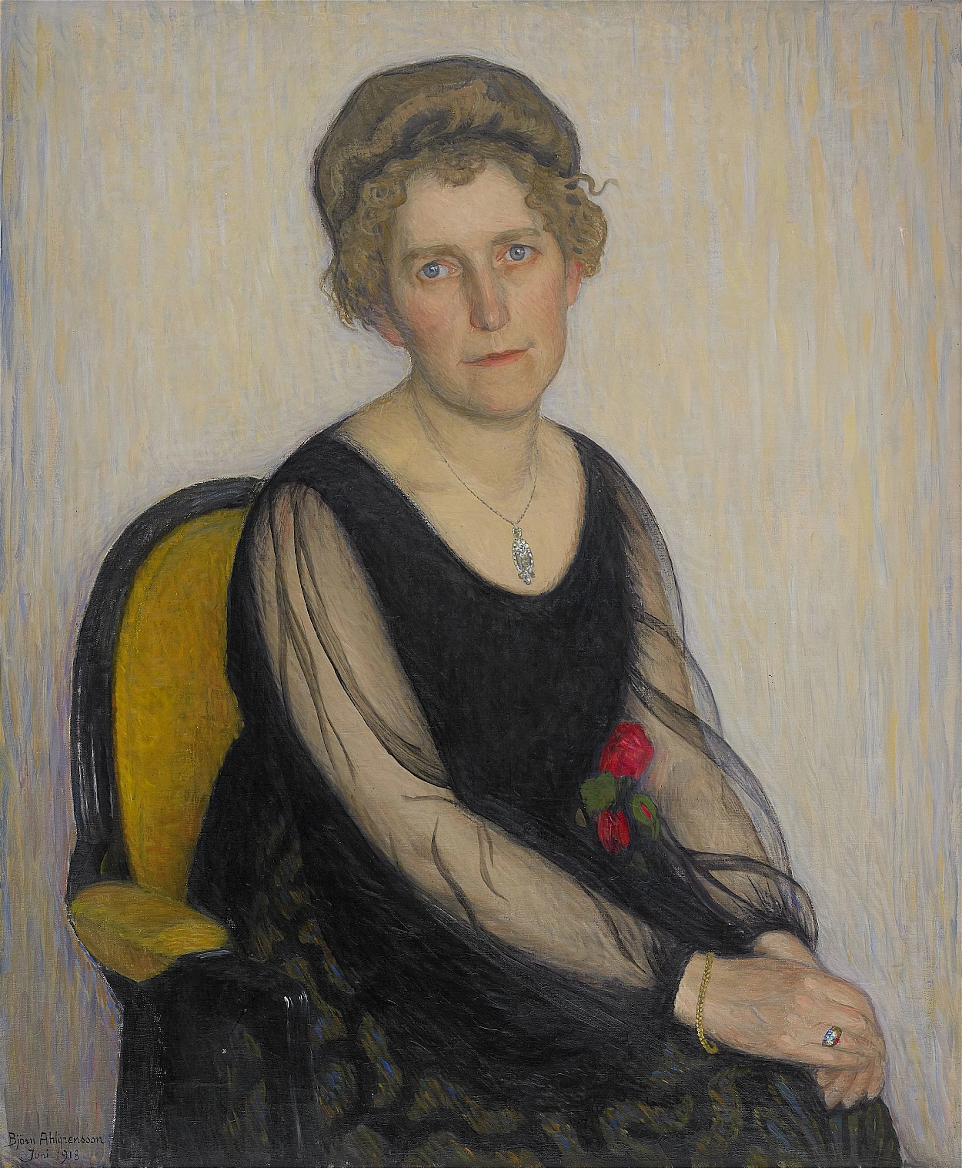 Björn Ahlgrenson, Porträtt av Henriette Hansen