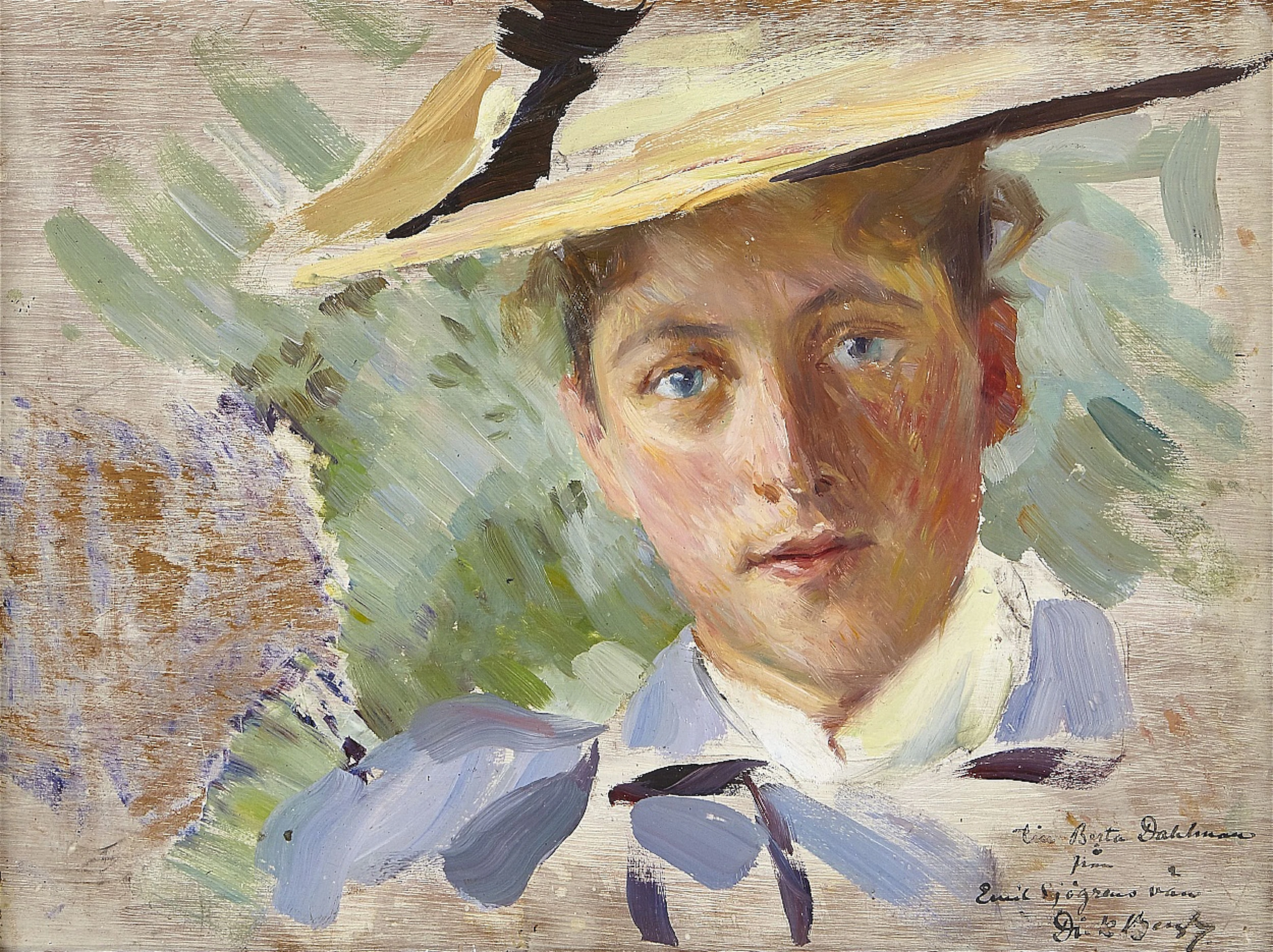 Richard Bergh, Porträtt av Berta Dahlman