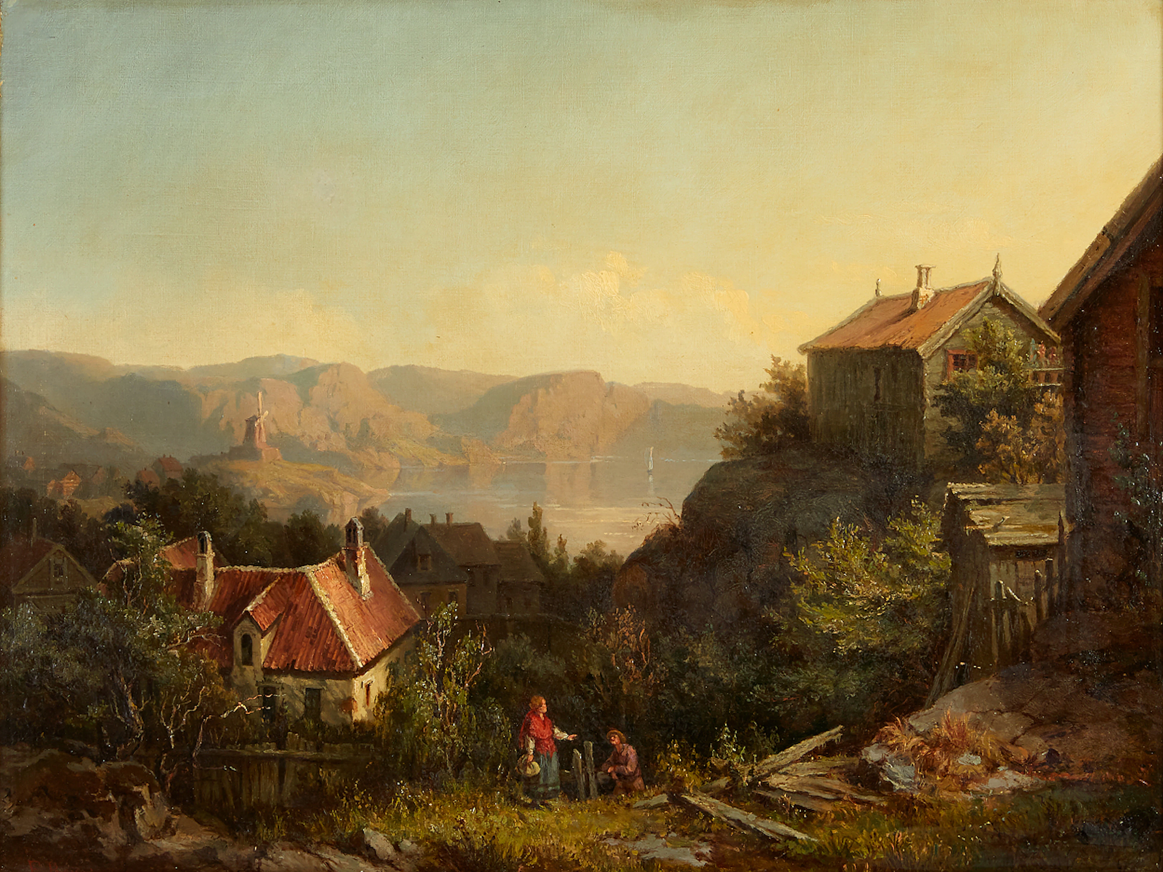 Edvard Bergh, Landskap