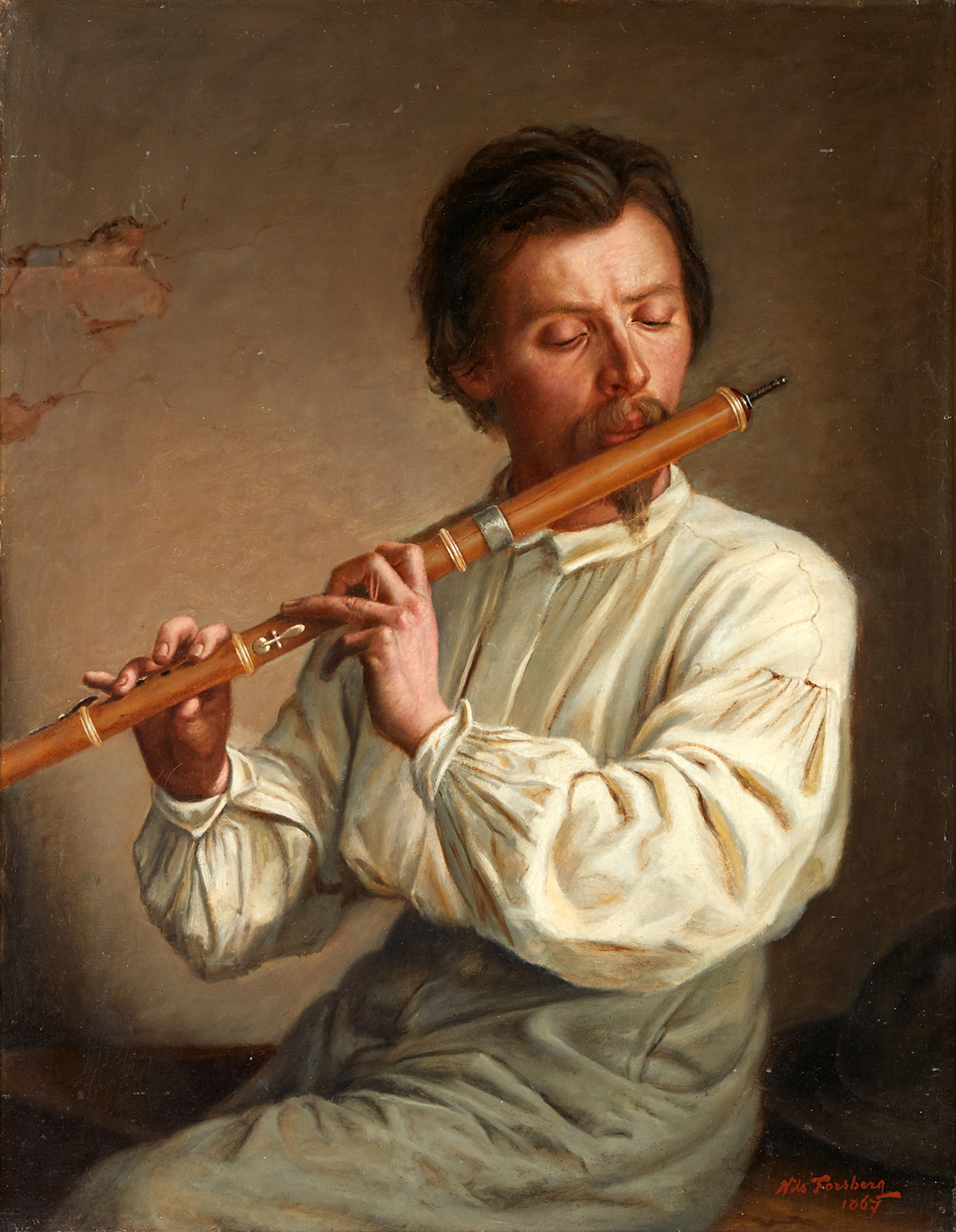 Nils Forsberg, Flöjtspelare