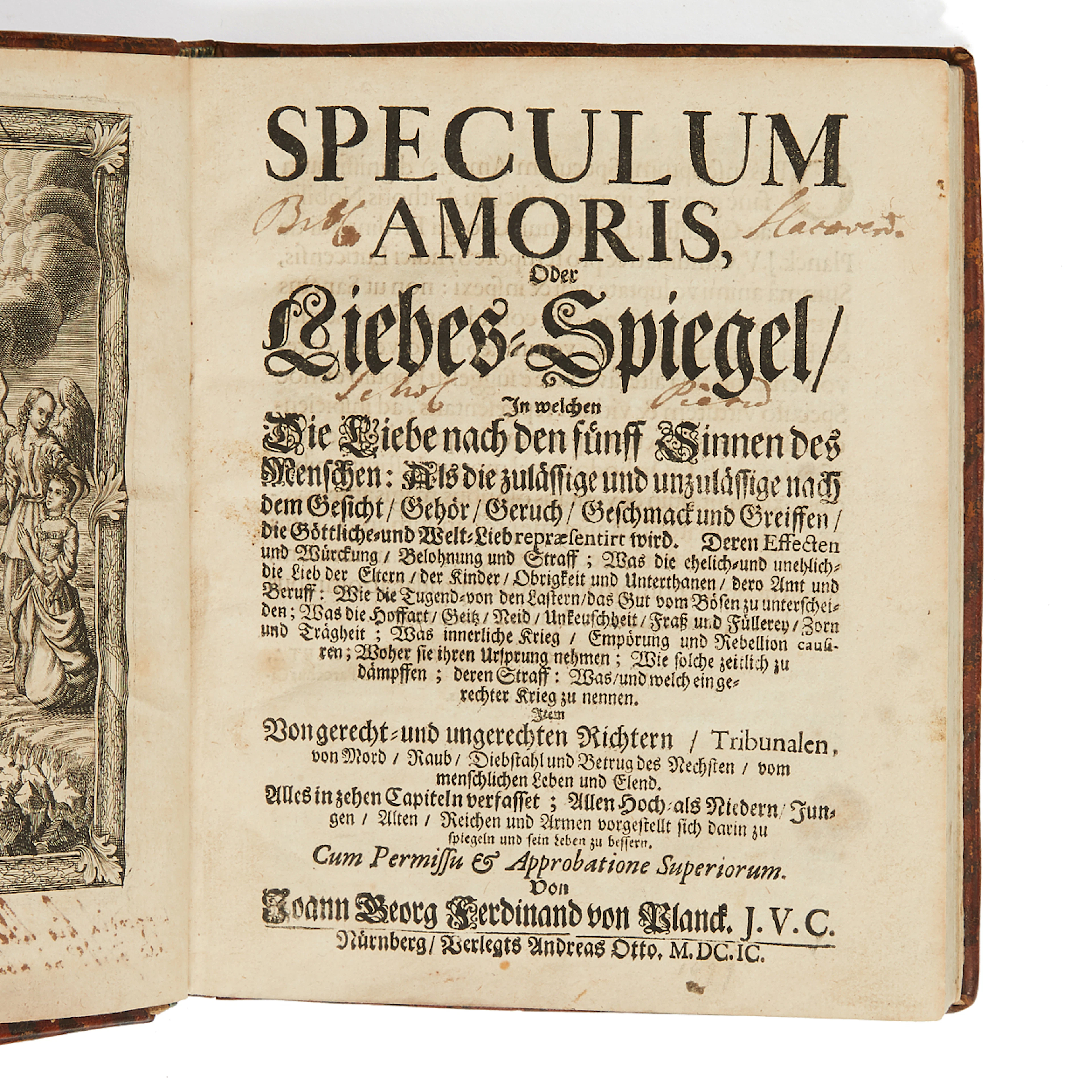 Planck's Speculum Amoris 1699