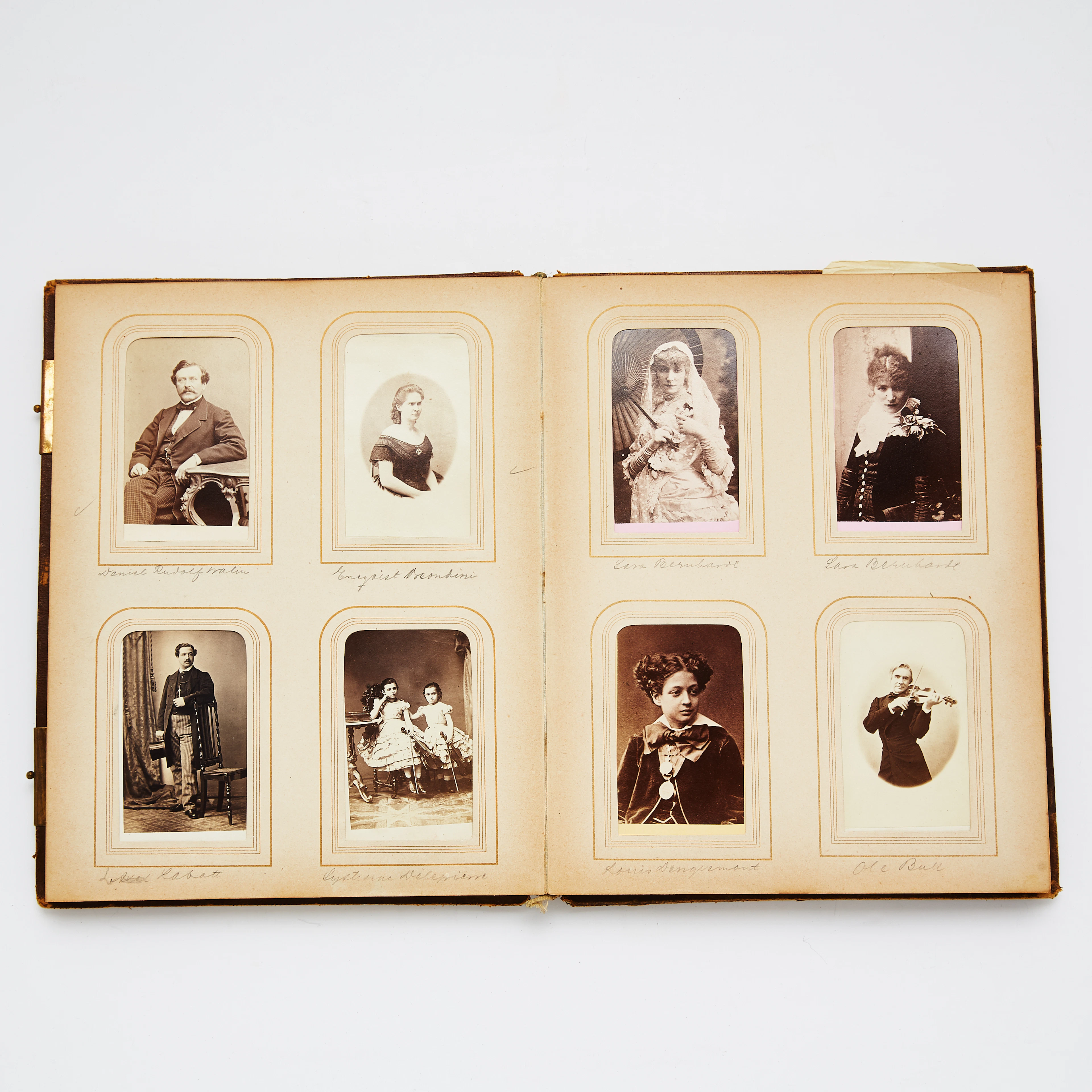 Fotografier av sångare och musiker ca 1860-80