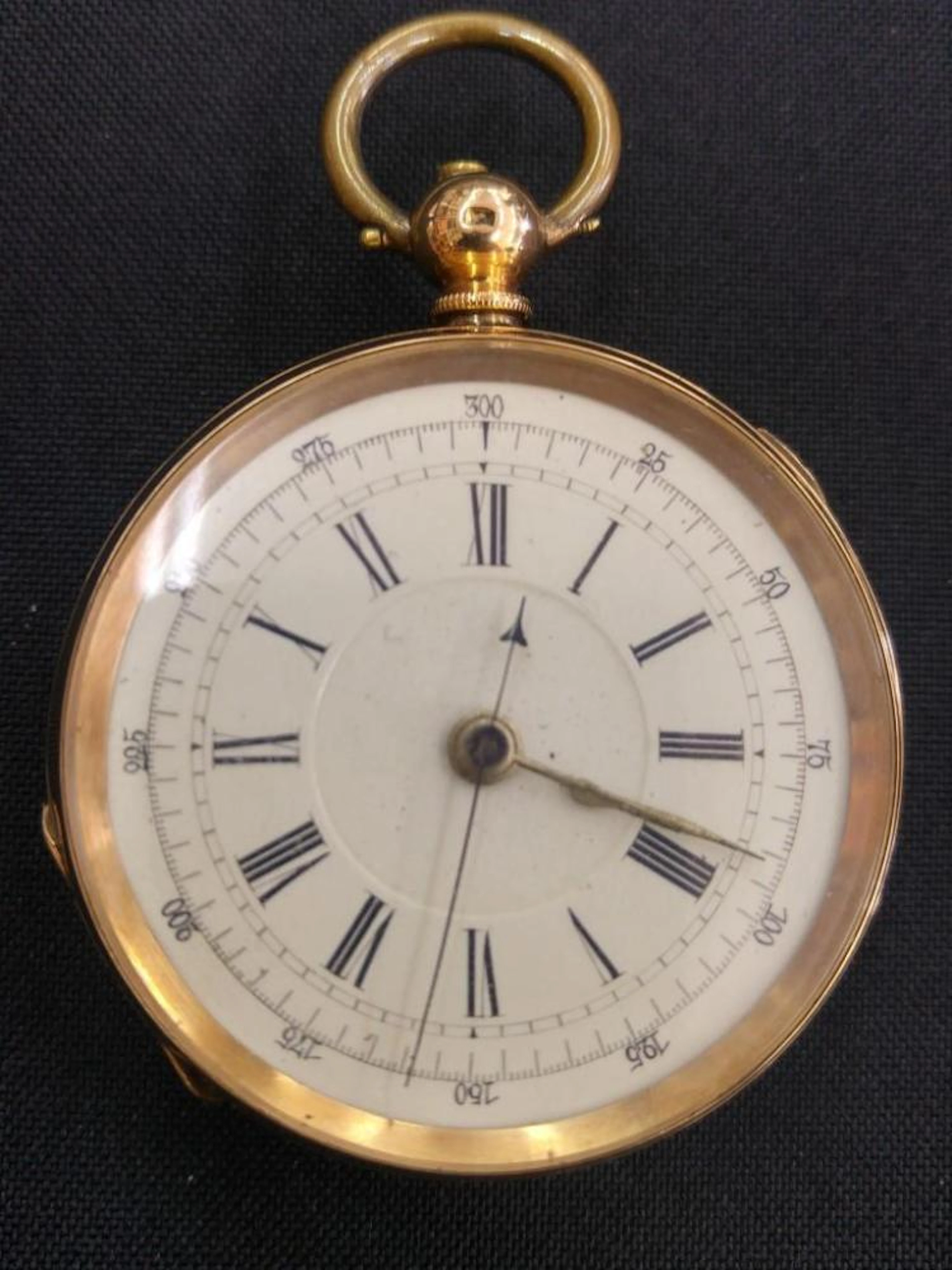 Special Pocket-Watch - Doctor Chronograph, 14k Gold - the 19thCentury