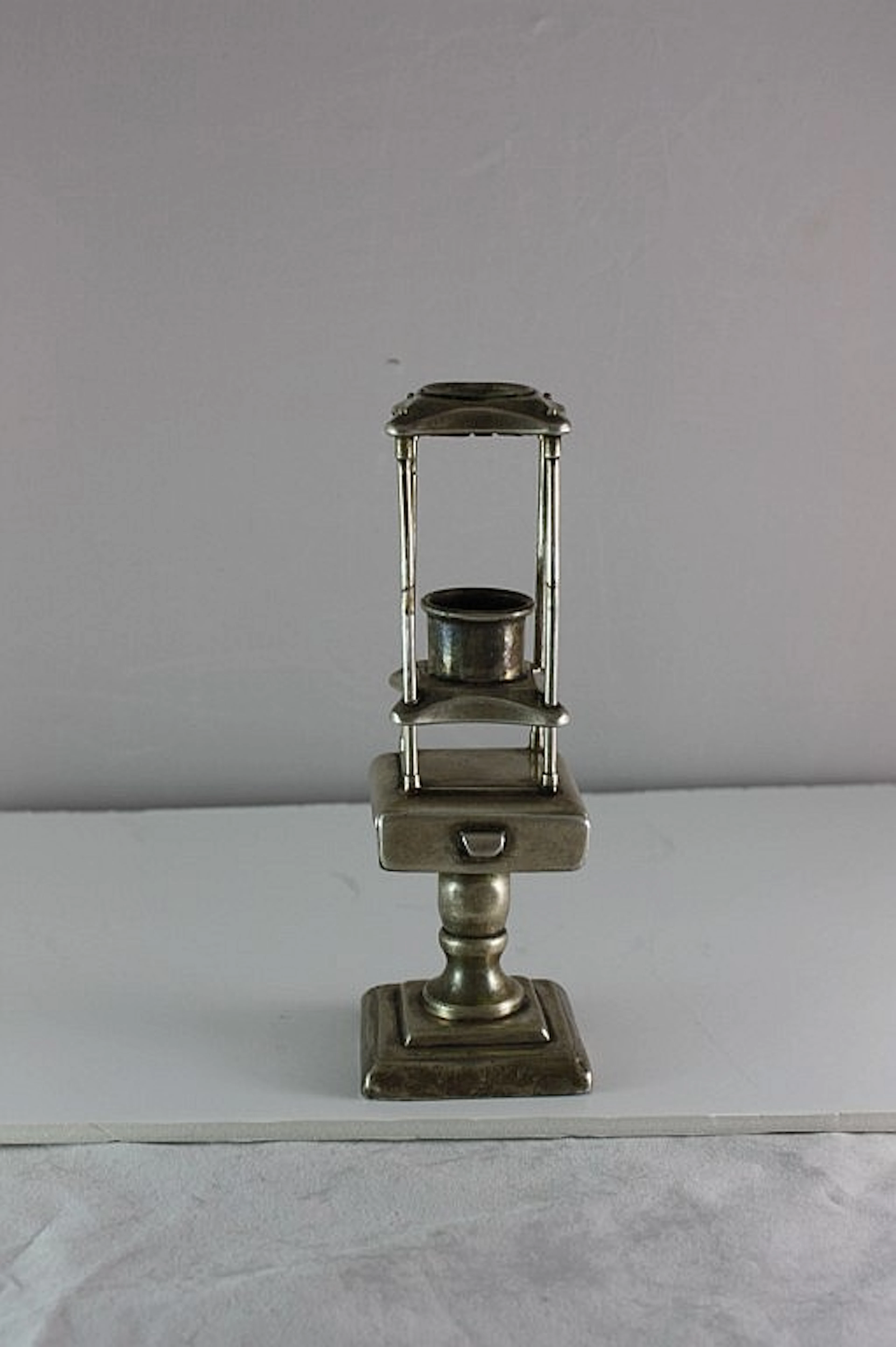 Havdalah Candlestick with a Spice Compartment - Austria, Circa 1850 - Rare