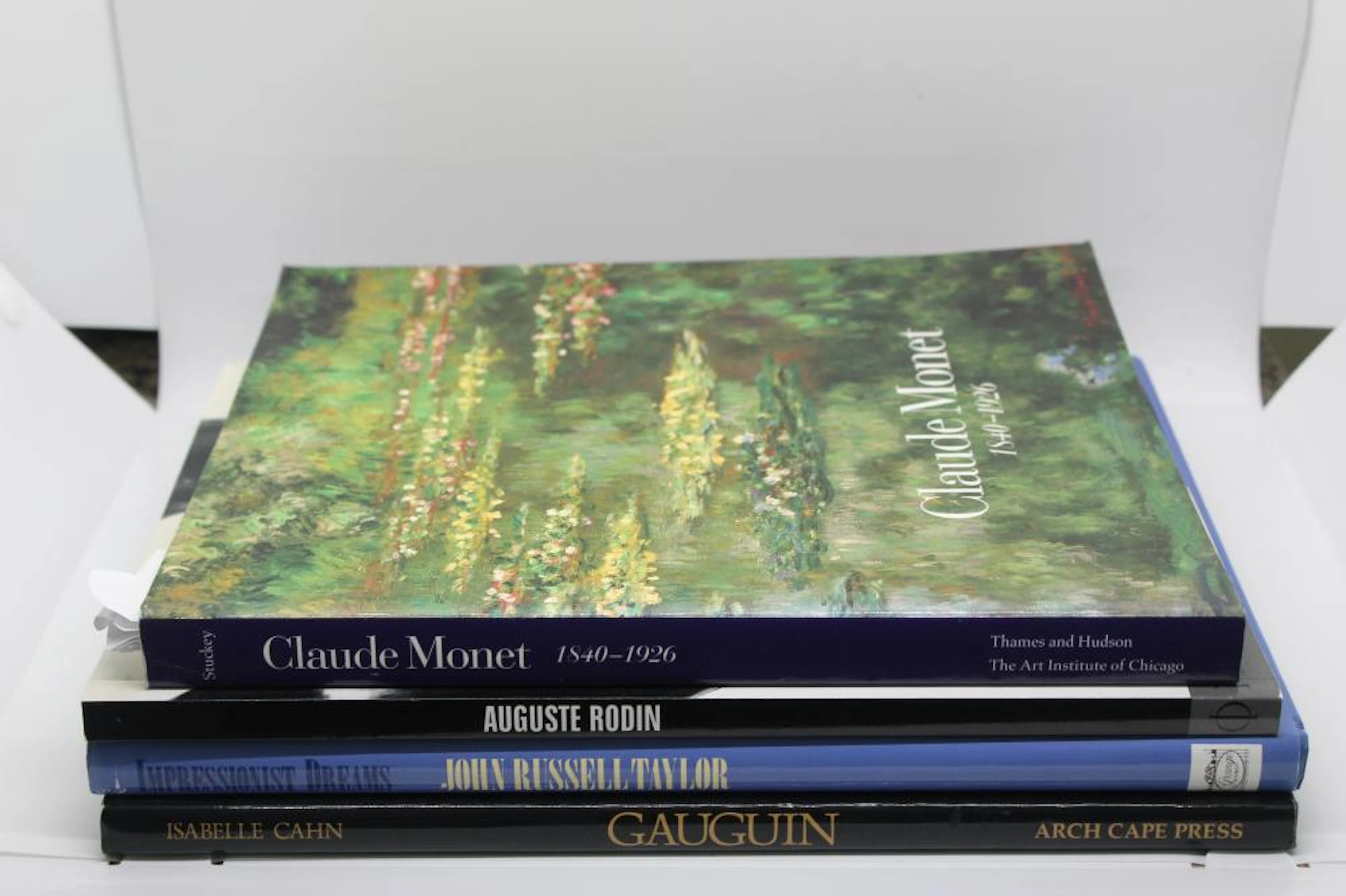 (4) Art Books about Famous Artists & Artwork
