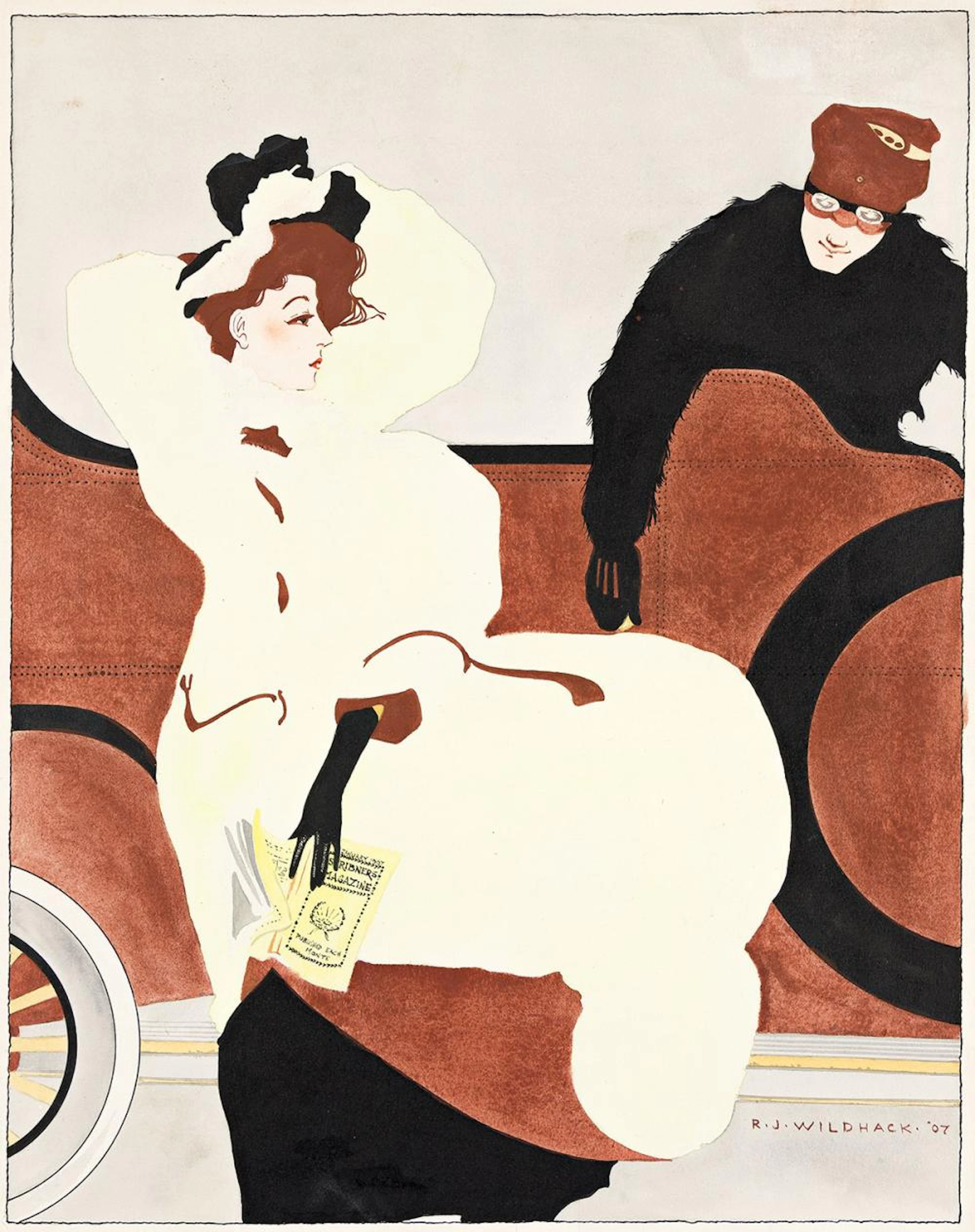 ROBERT J. WILDHACK (1881-1940) "Scribner's for March, 1907."