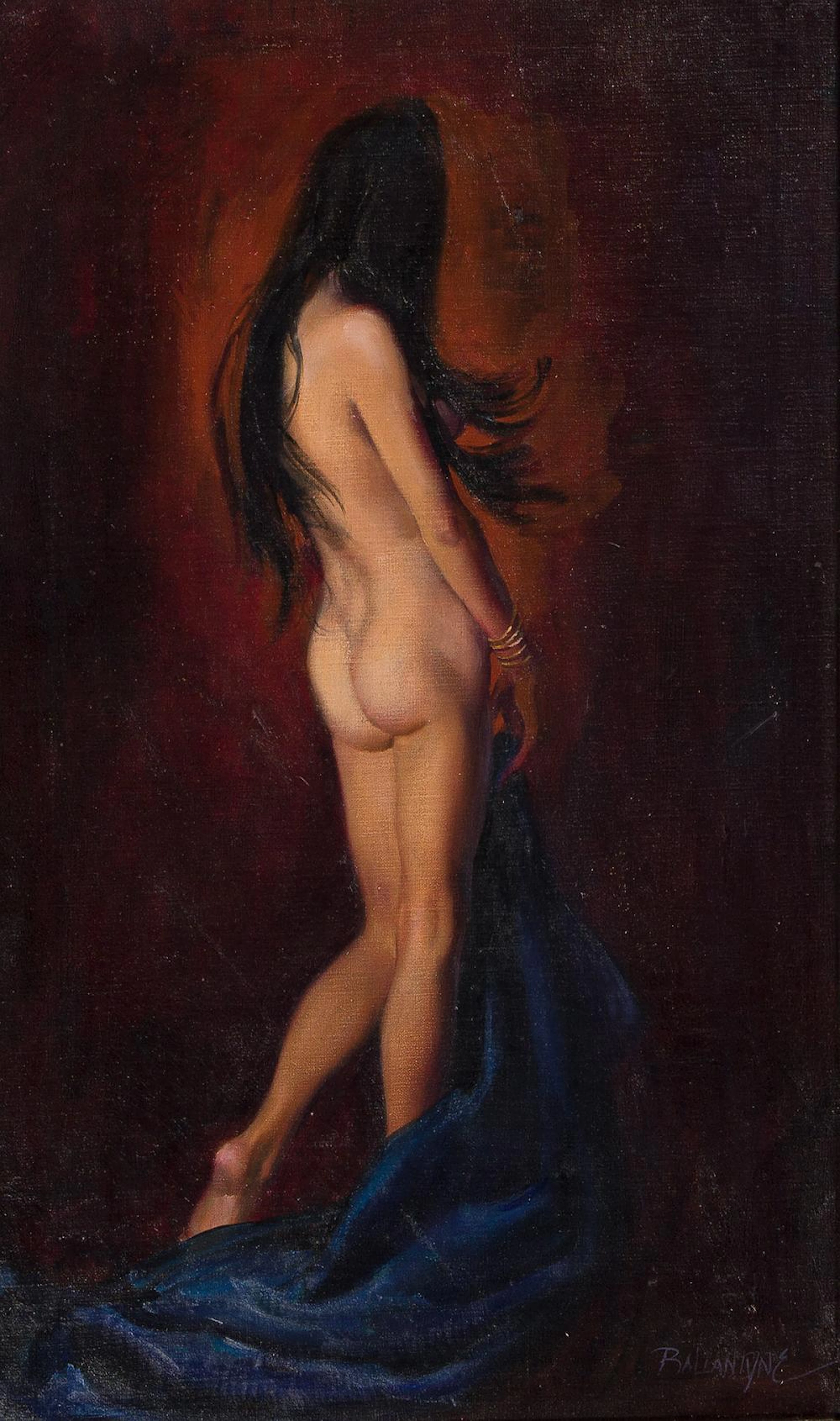 JOYCE BALLANTYNE Standing nude.