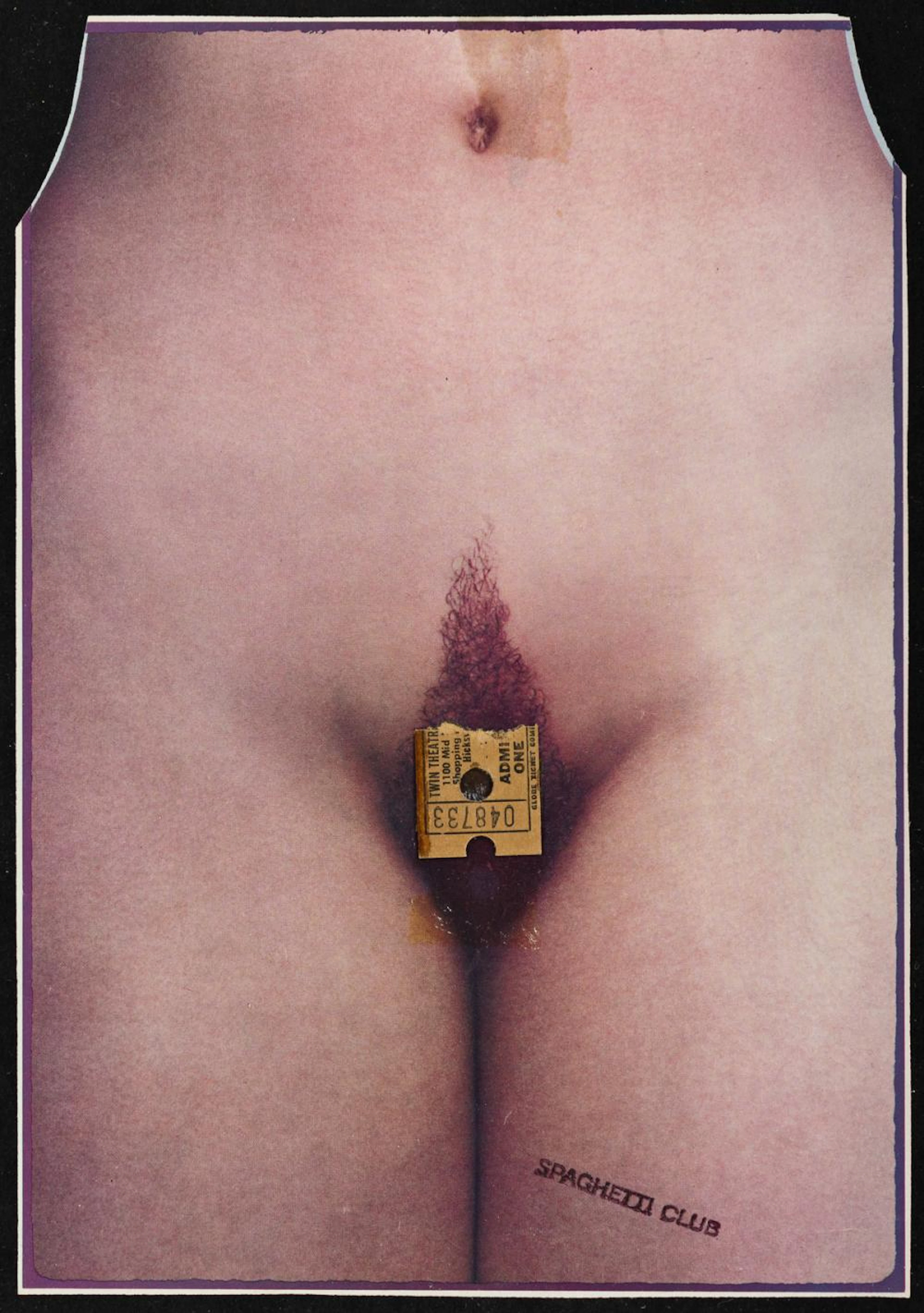 RAY JOHNSON (1927-1995) Untitled (Ticket Stub).