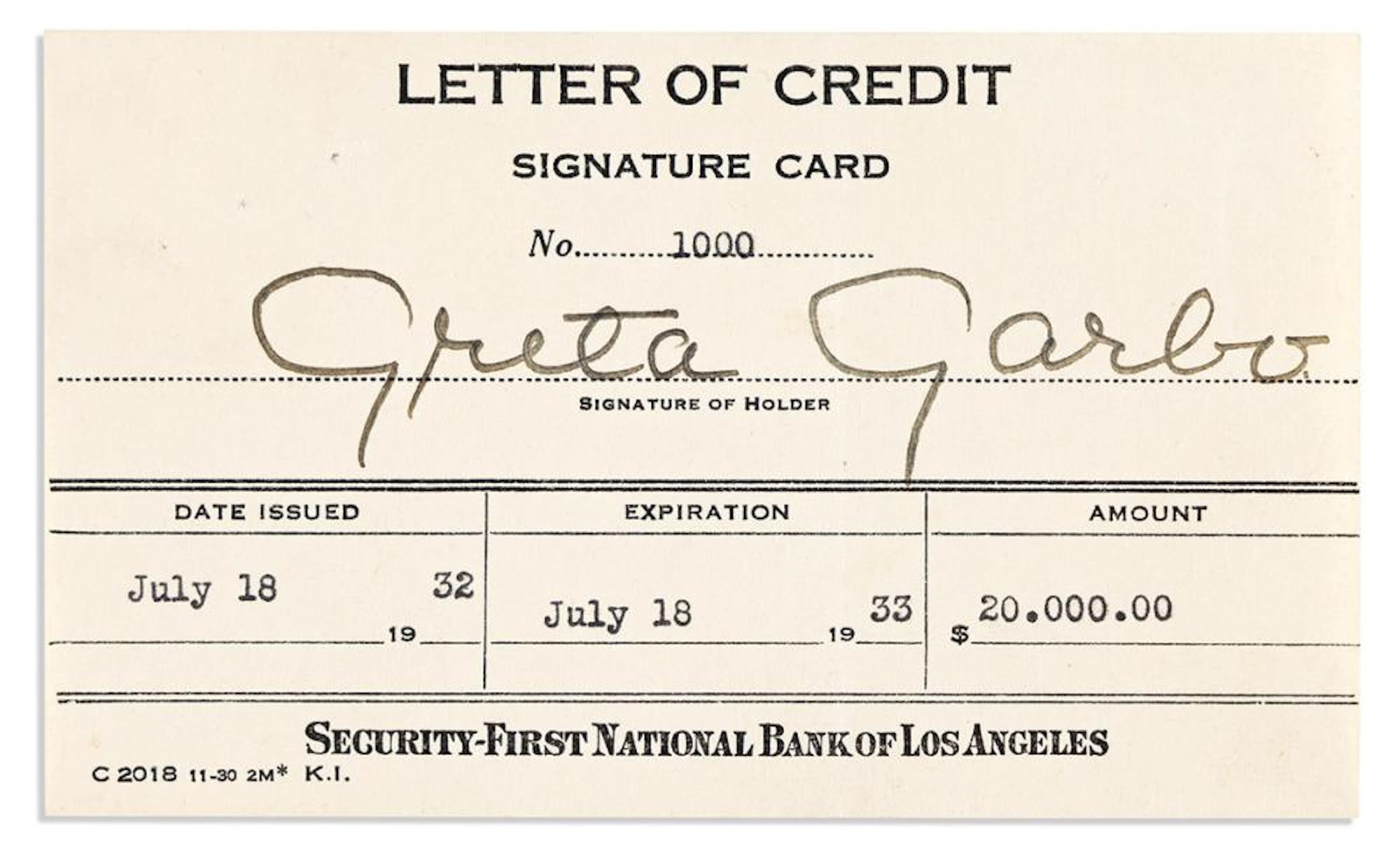 (ENTERTAINERS.) GARBO