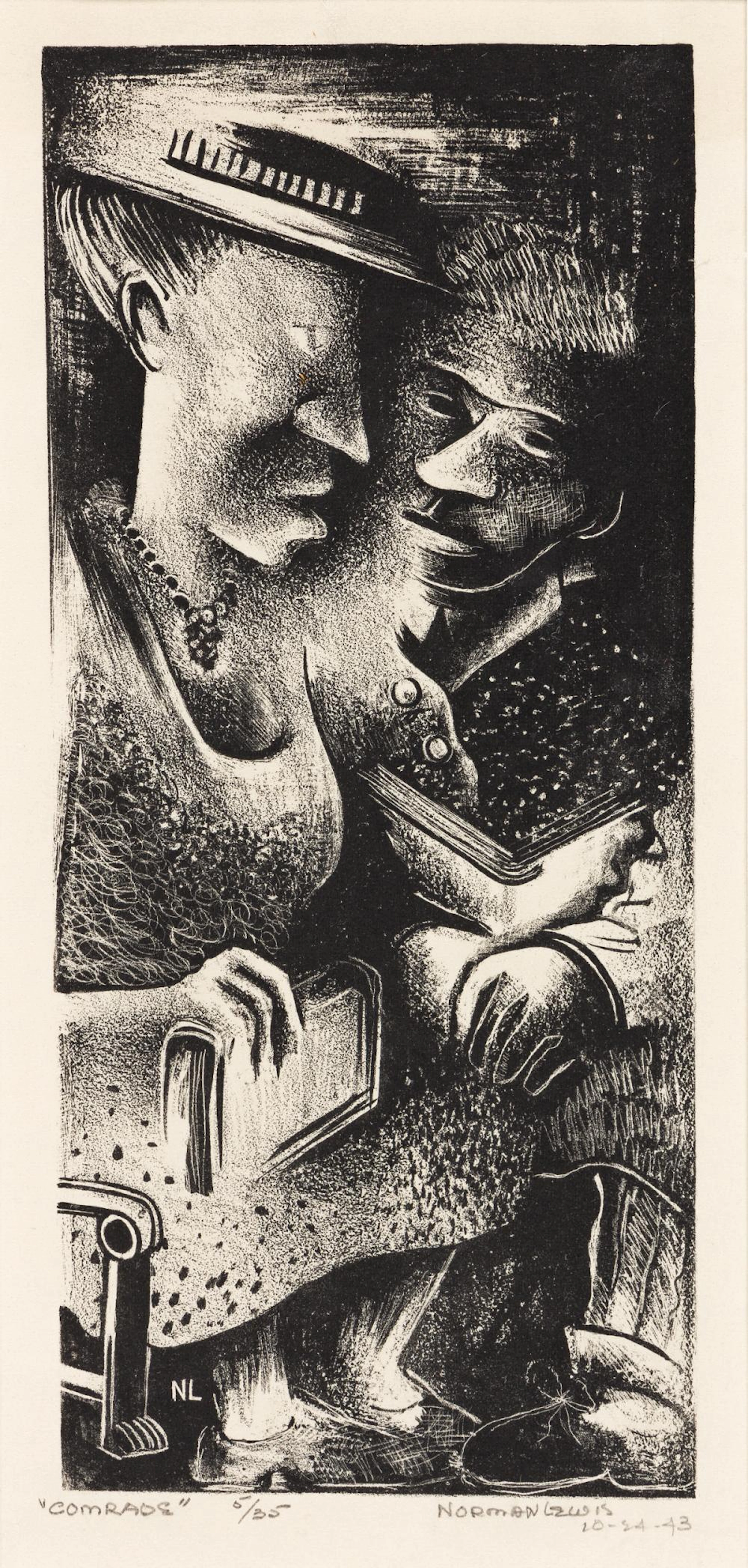 ORMAN LEWIS (1909-1979) Comrades.