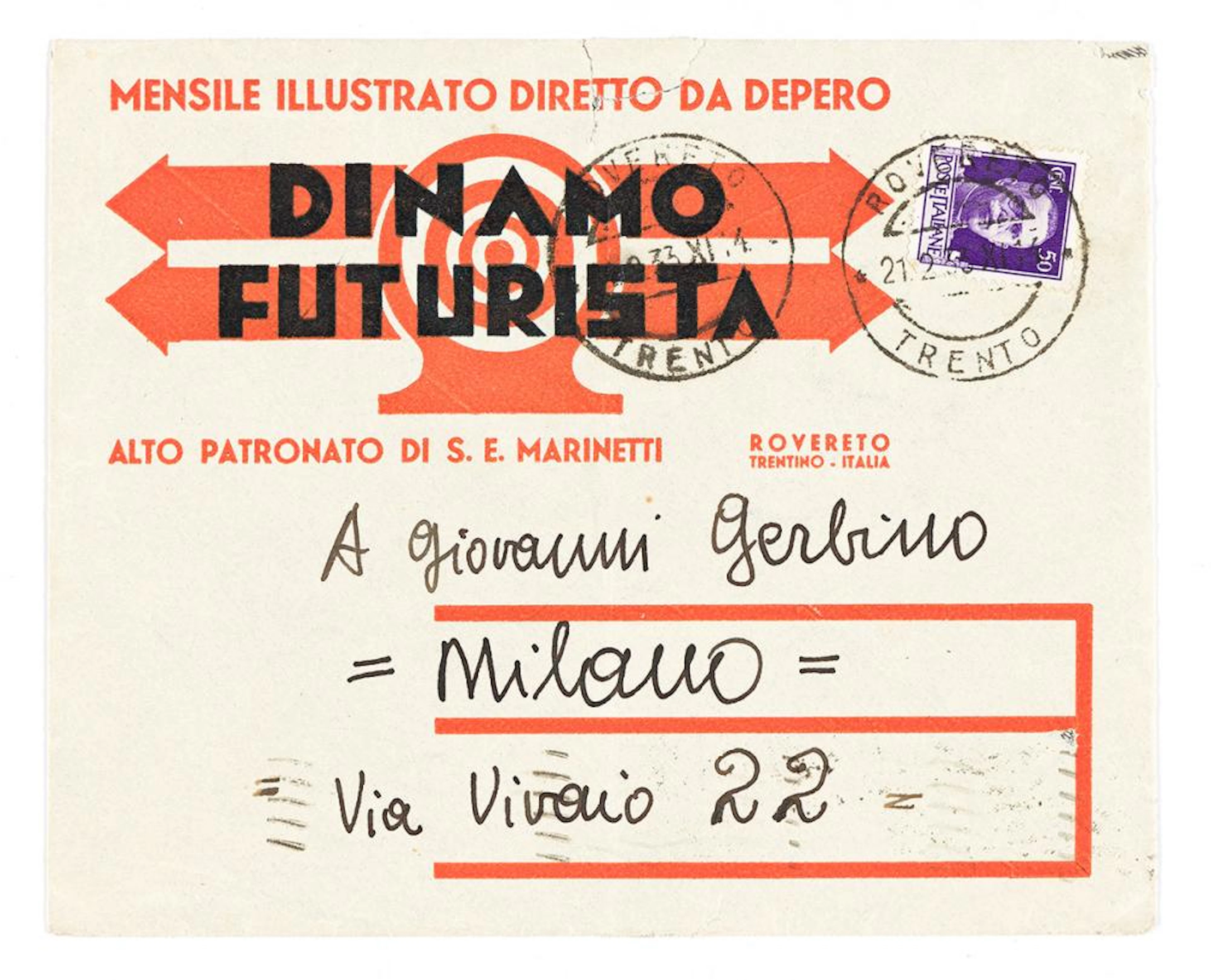FILIPPO TOMMASO MARINETTI (1876-1944) & FORTUNATO DEPERO (1892-1960)