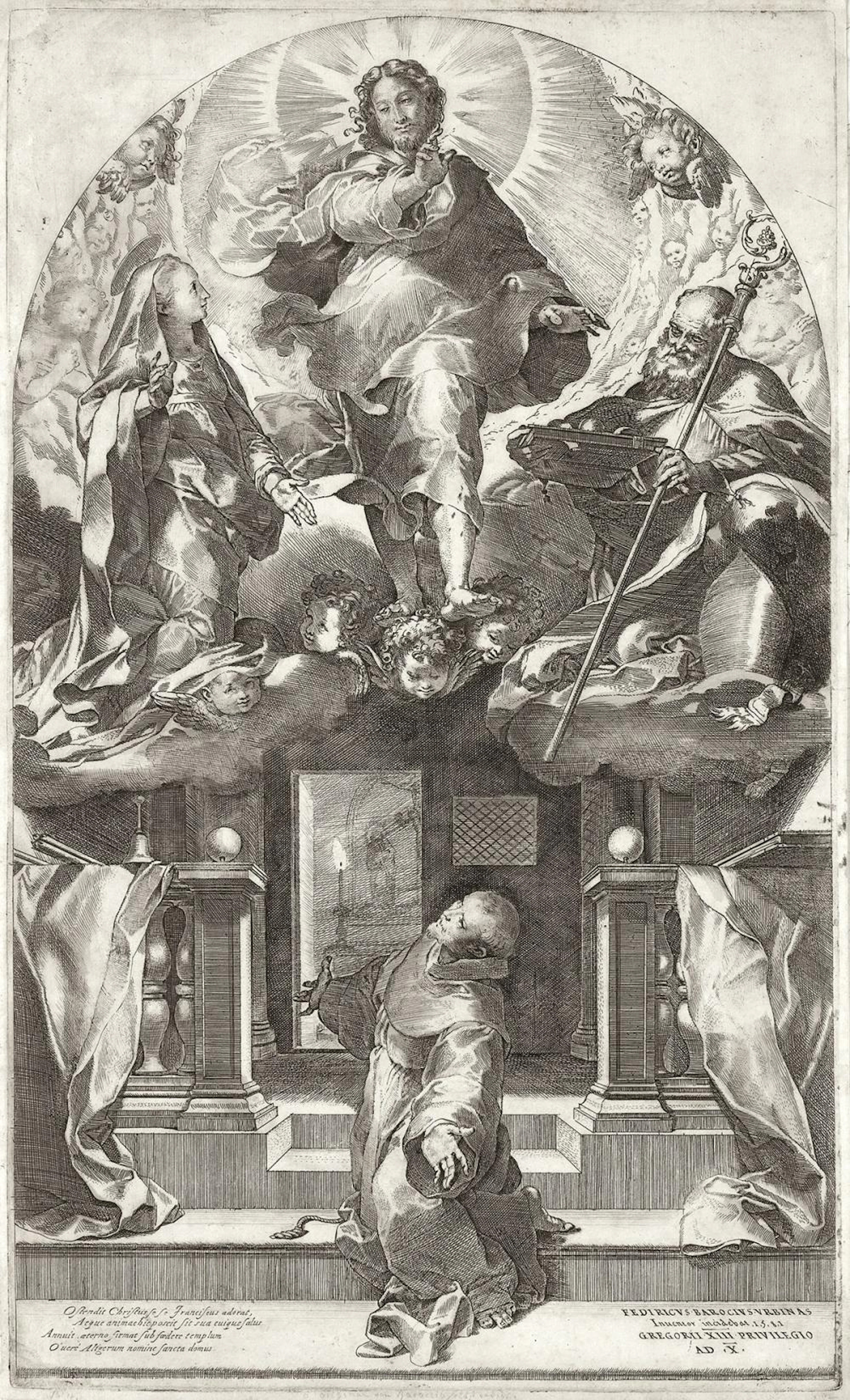 FEDERICO BAROCCI St. Francis in the Chapel (Vision of St. Francis).