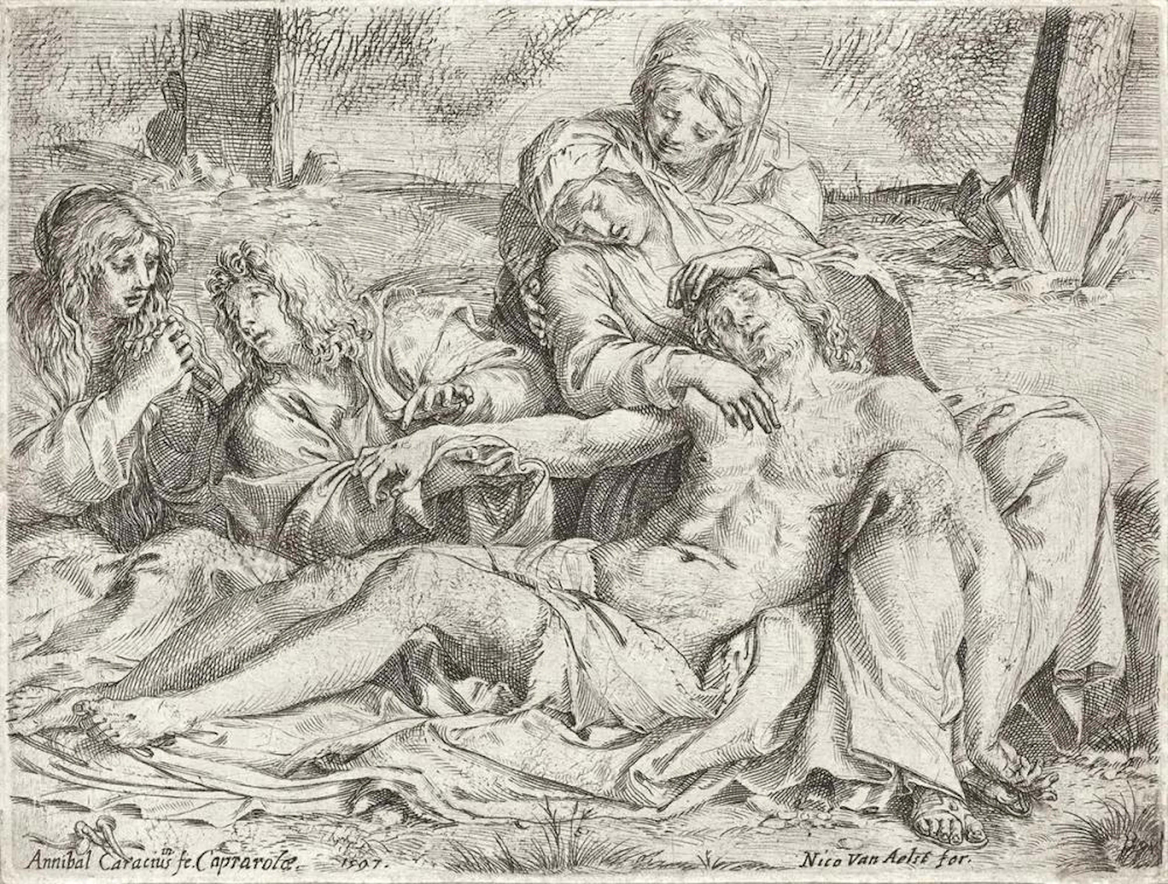 ANNIBALE CARRACCI Pietà ("Christ of Caprarola").