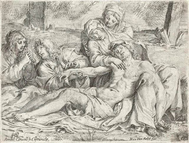 ANNIBALE CARRACCI Pietà ("Christ of Caprarola").