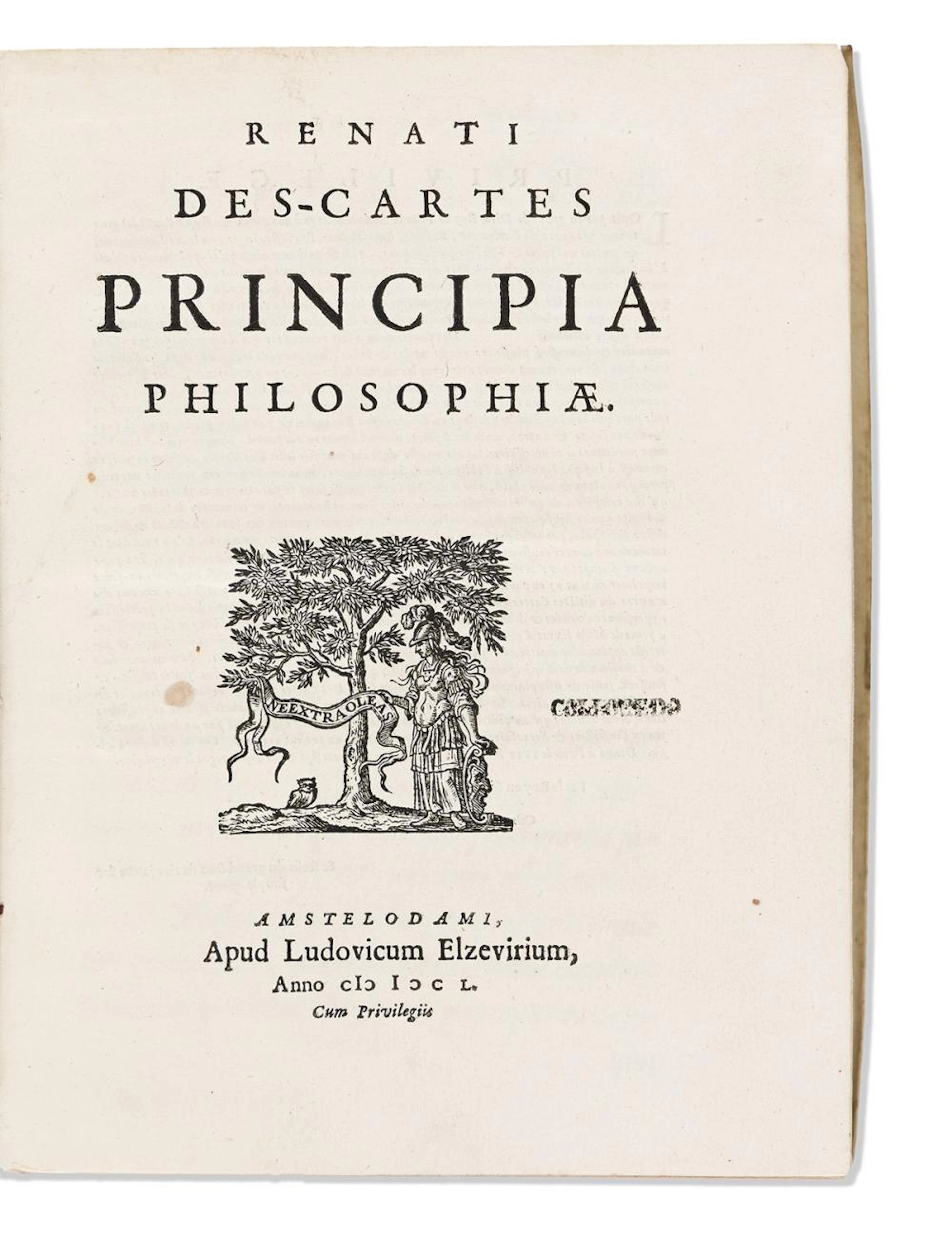 Descartes, René (1596-1650) Opera Philosophica.