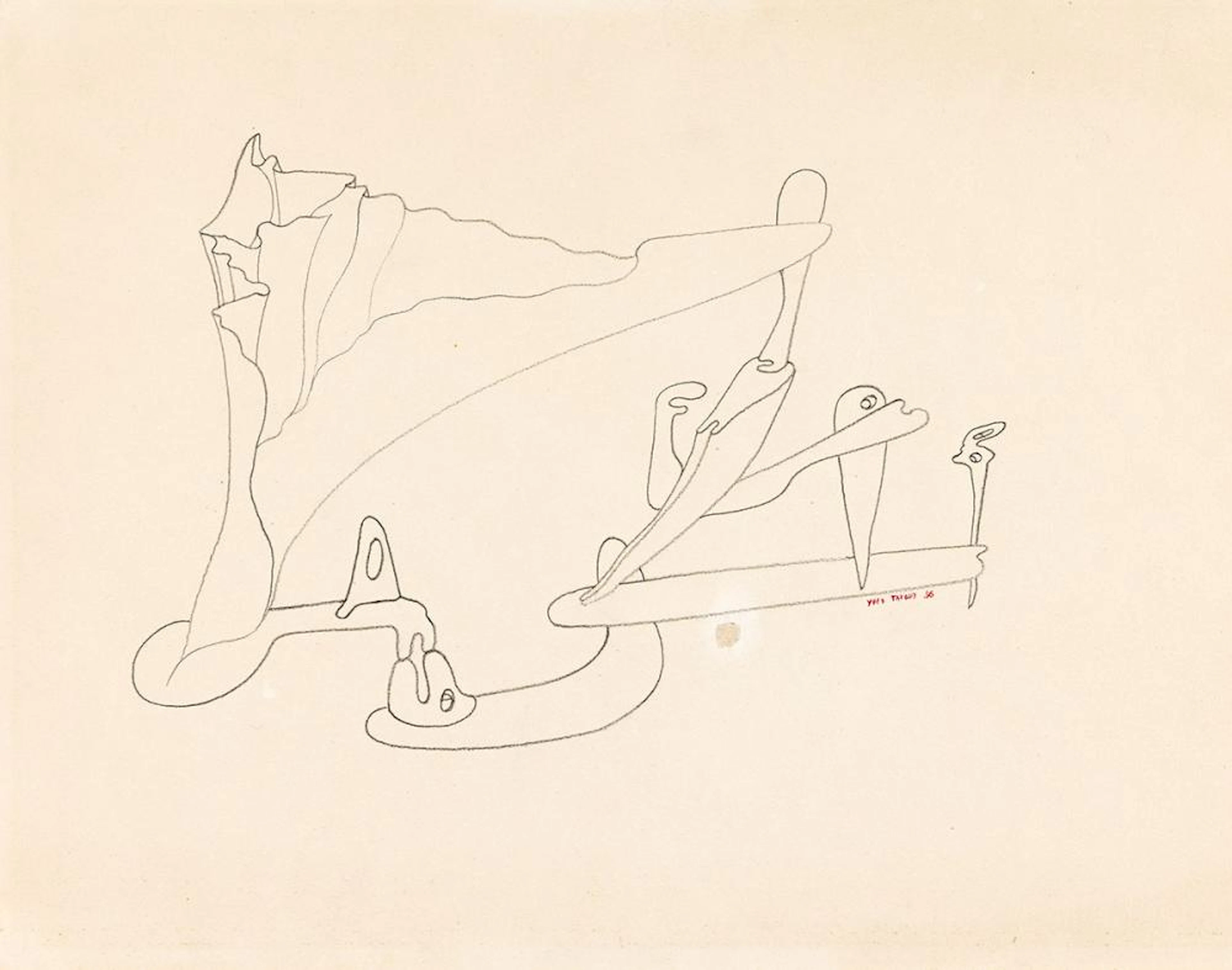 YVES TANGUY (1900 - 1955, FRENCH/AMERICAN) Untitled.
