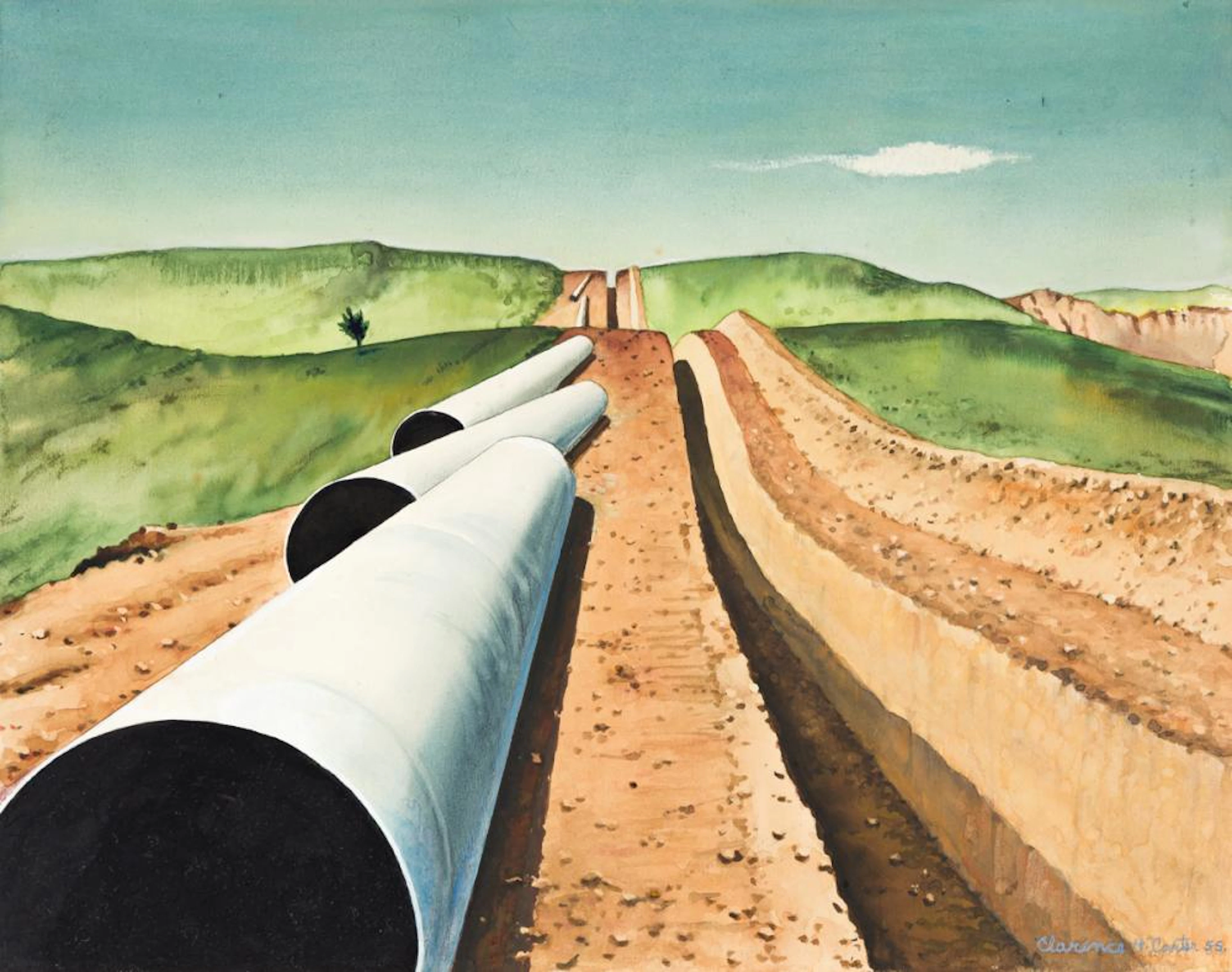 CLARENCE HOLBROOK CARTER (1904 - 2000