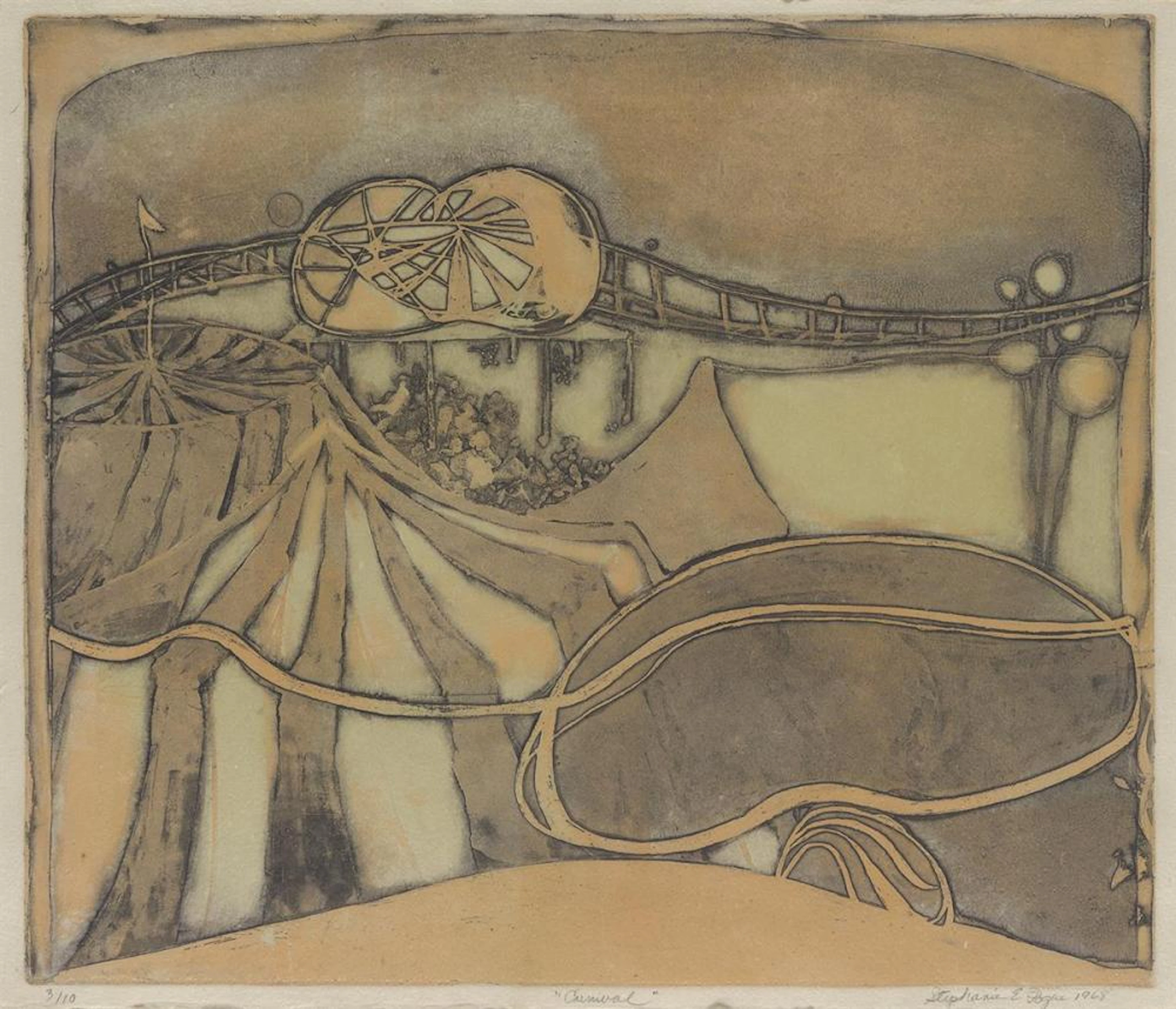 STEPHANIE E. POGUE (1944 - 2002) Carnival.