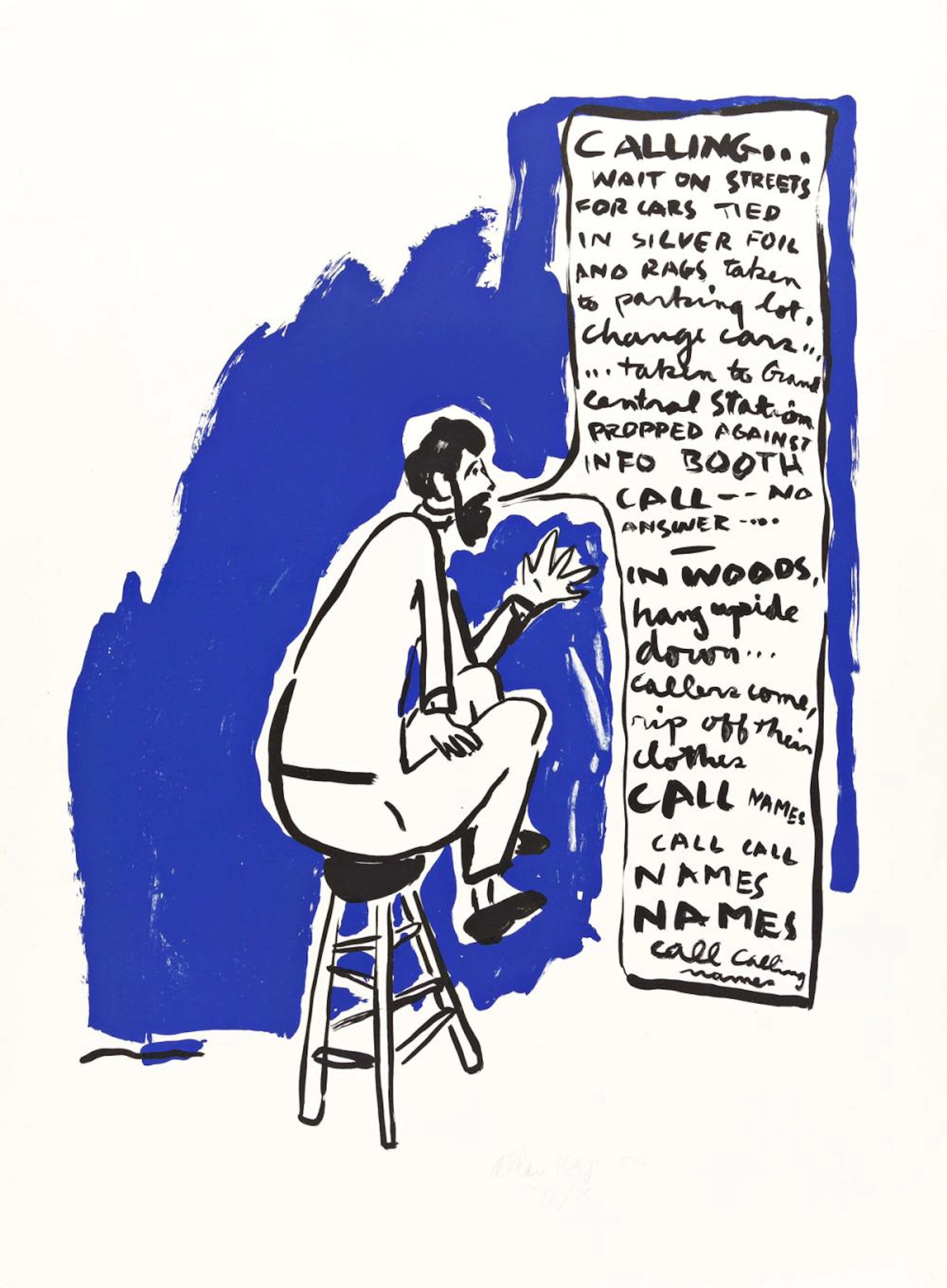 ALLAN KAPROW (1927-2006) Untitled (Calling).