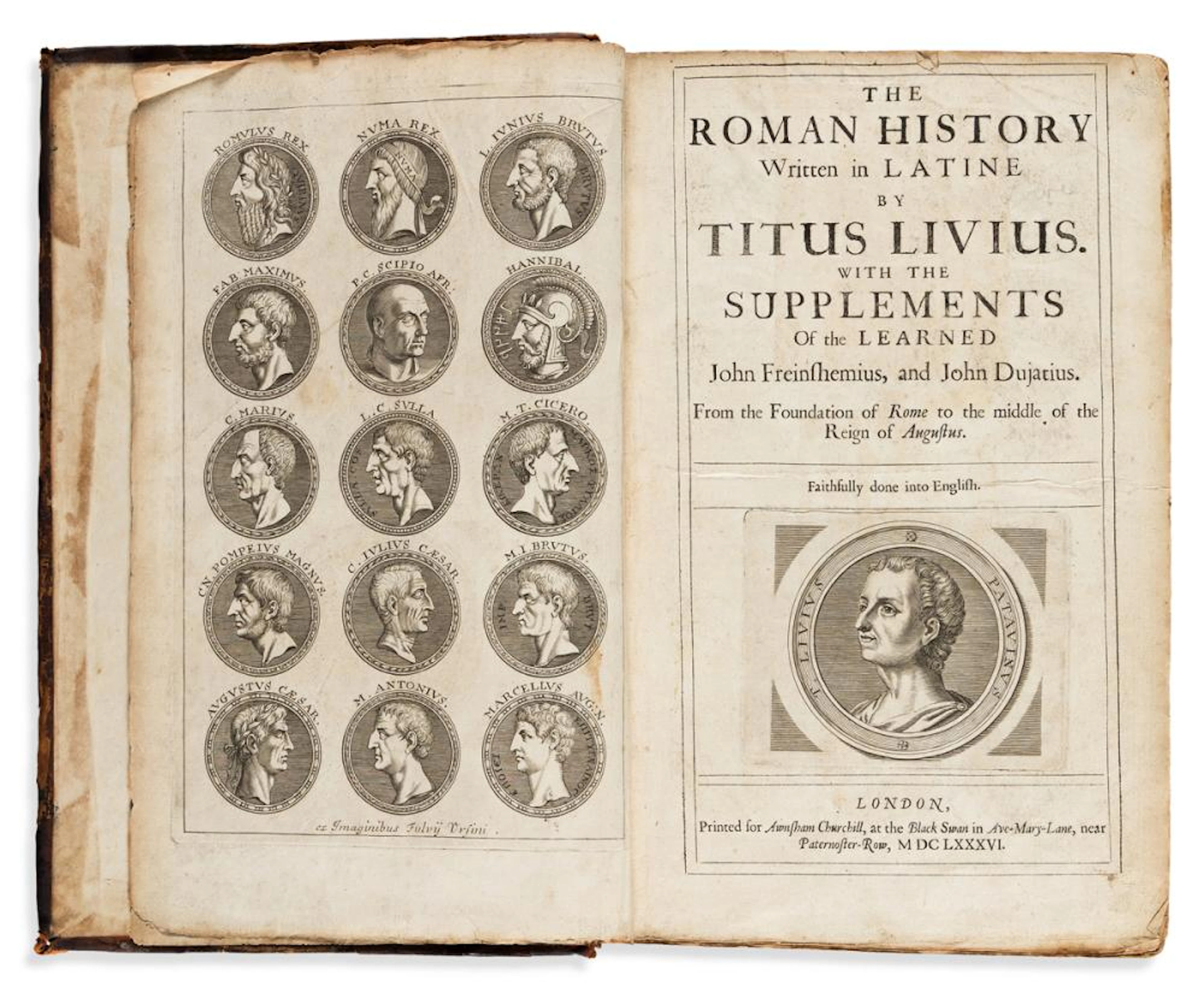 Livy [Titus Livius] (64/59 BCE-12/17 CE) The Roman History Written in Latine.