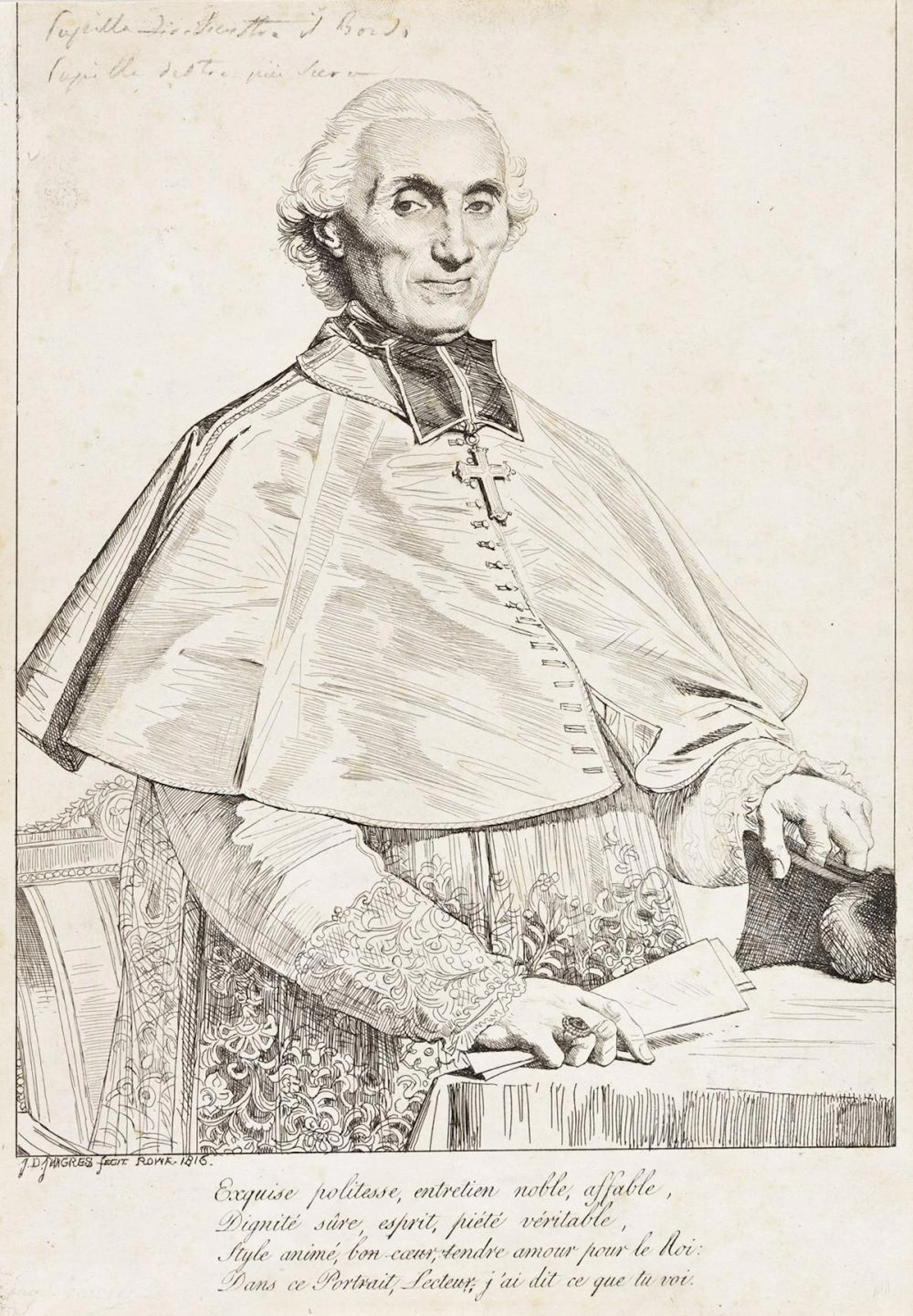 JEAN-AUGUSTE-DOMINIQUE INGRES Gabriel Cortois de Pressingny.