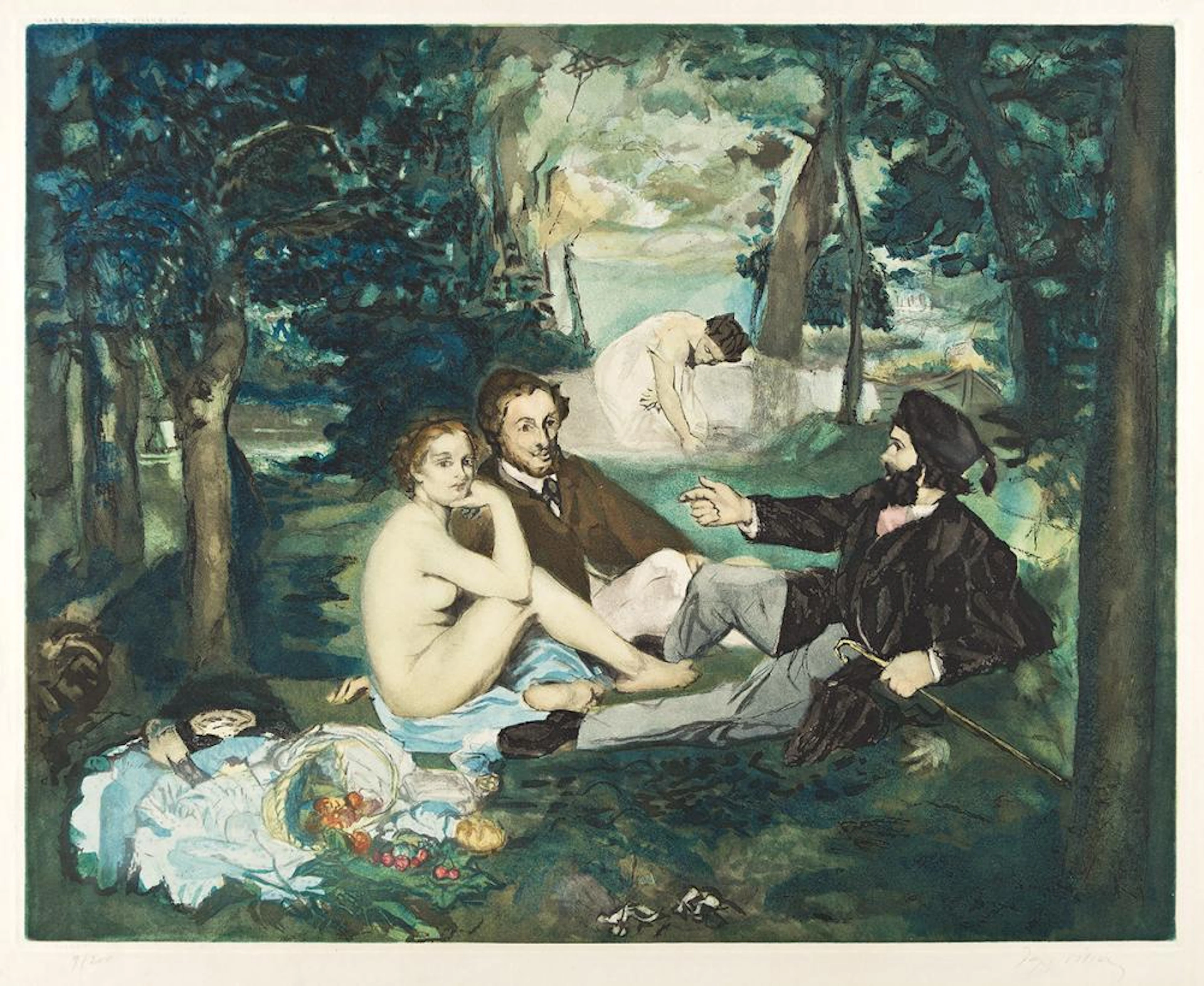 ÉDOUARD MANET (AFTER) Le Déjeuner sur l'herbe.