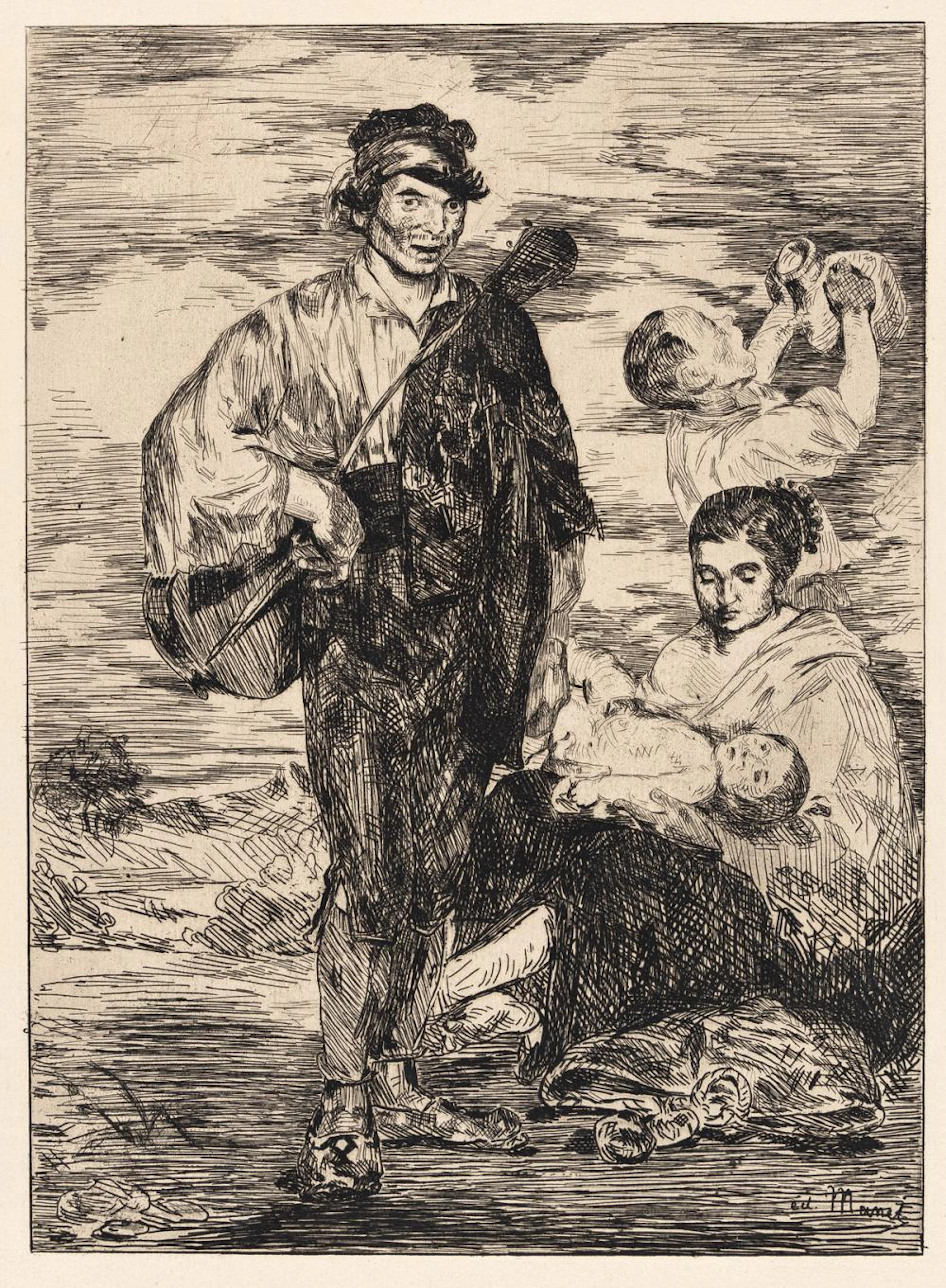 ÉDOUARD MANET Les Gitanos.