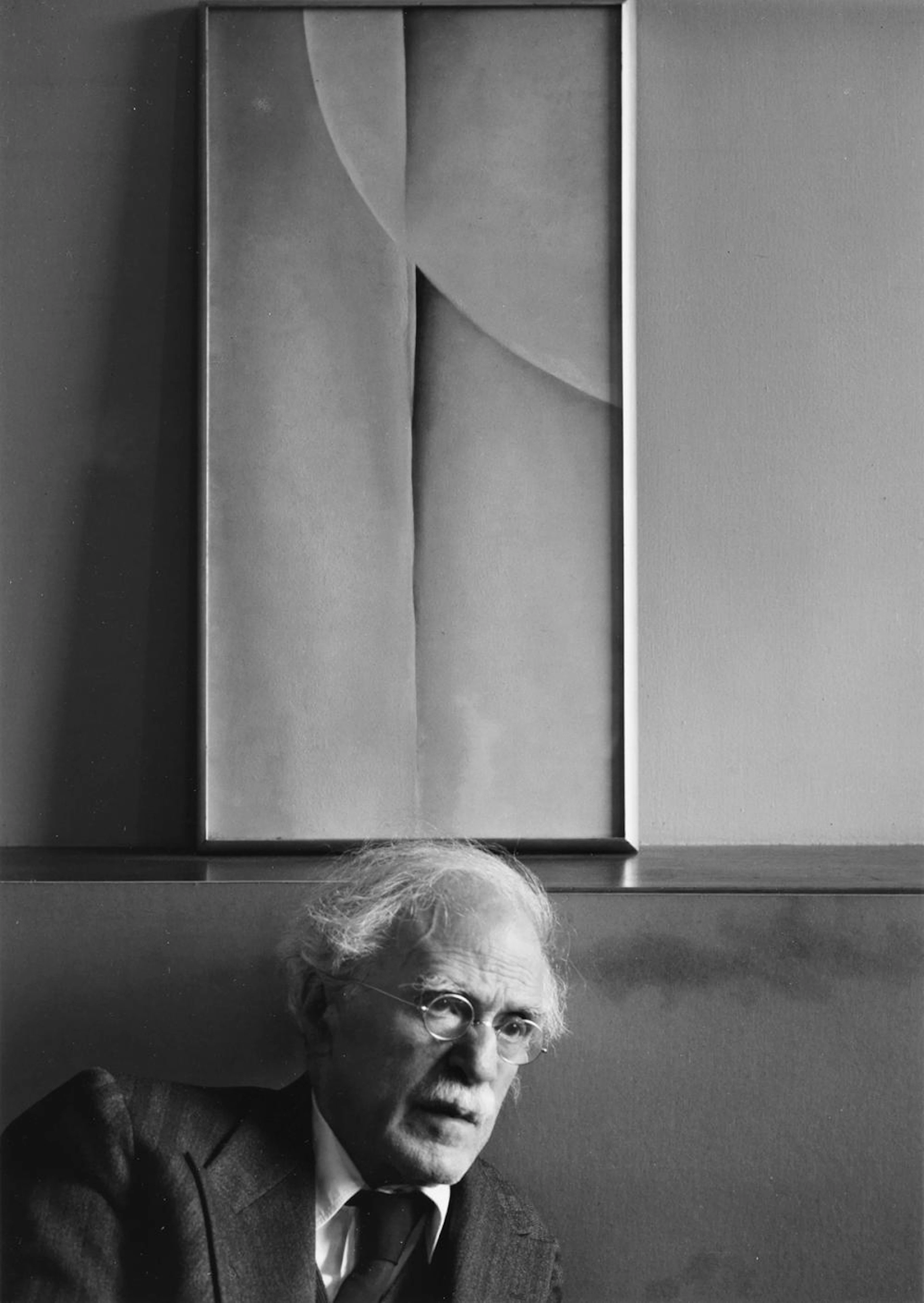 ANSEL ADAMS (1902-1984) Alfred Stieglitz and a painting...