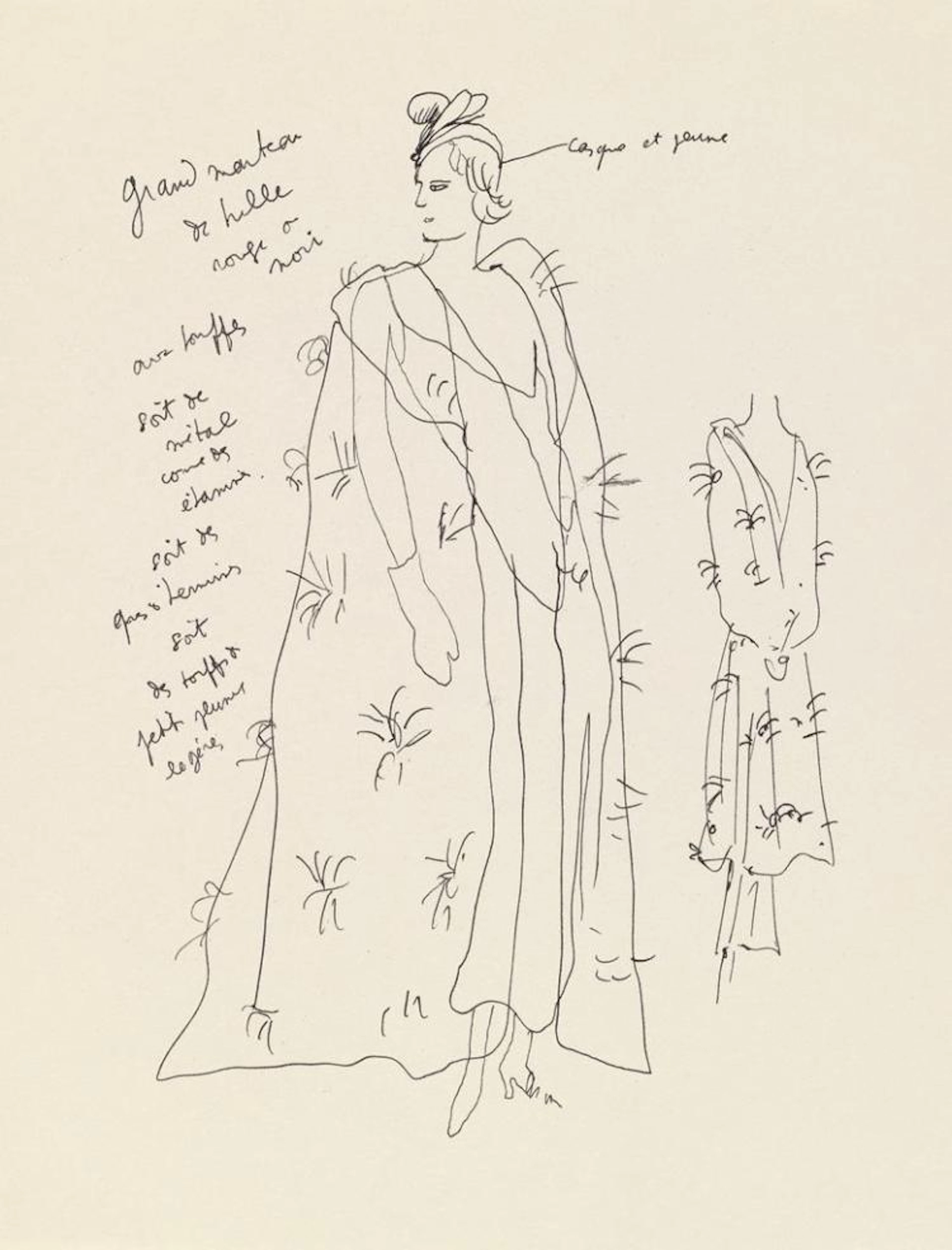 COCTEAU, JEAN / COSTUME / FASHION / THEATER