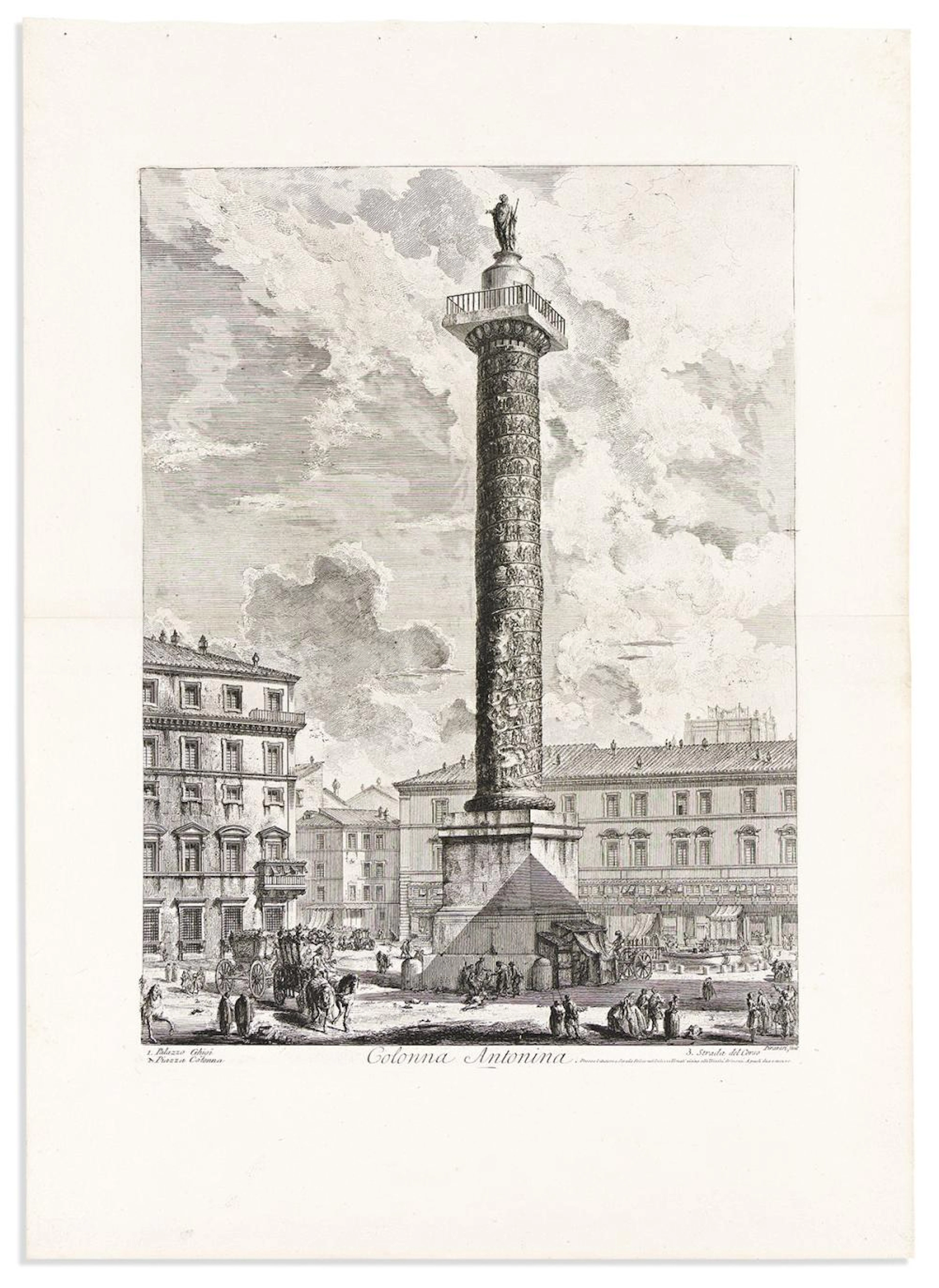(ROMAN ANTIQUITY.) Giovanni Battista Piranesi. Colonna Antonina.