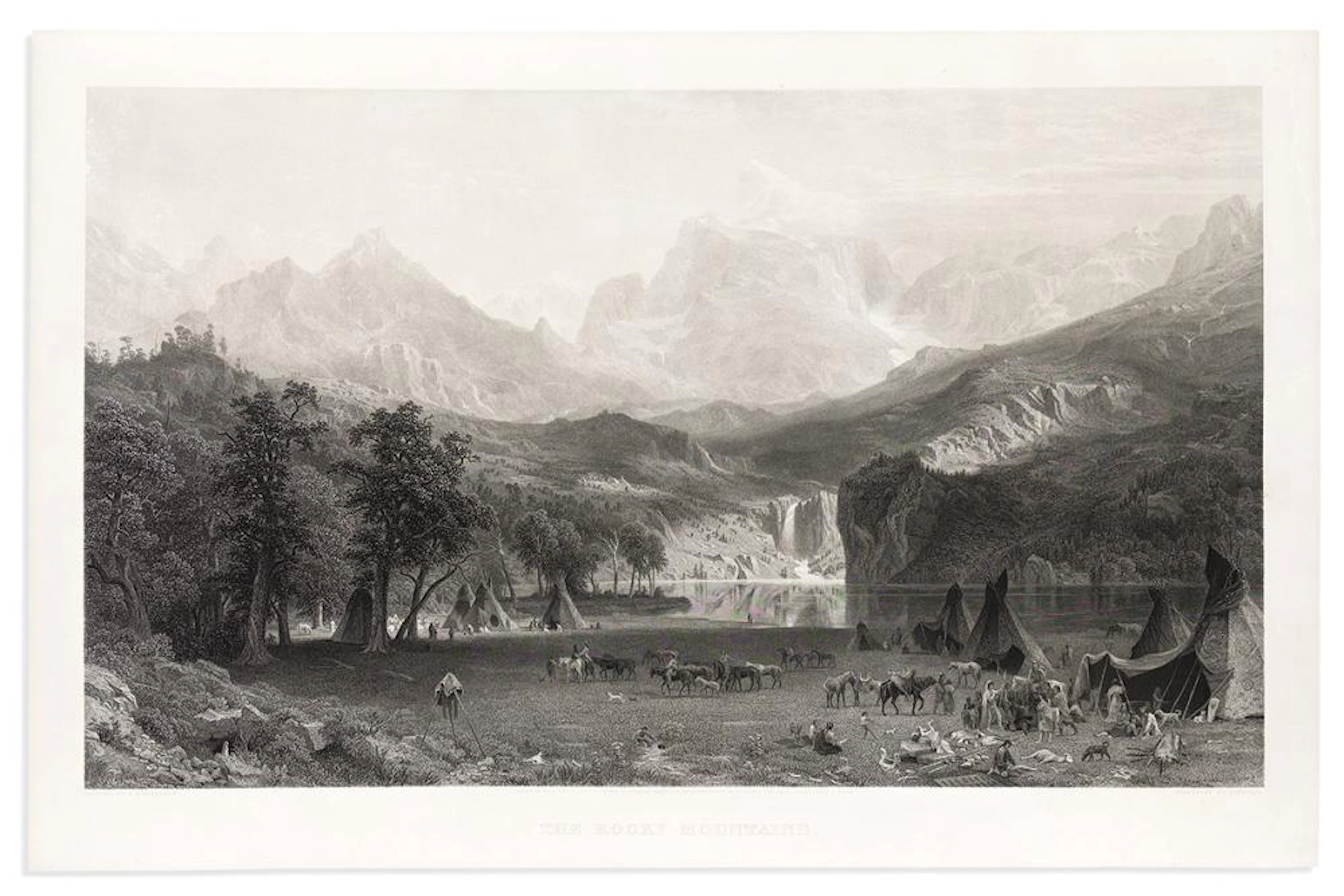(AMERICAN WEST.) Albert Bierstadt; and James Smillie (engraver)