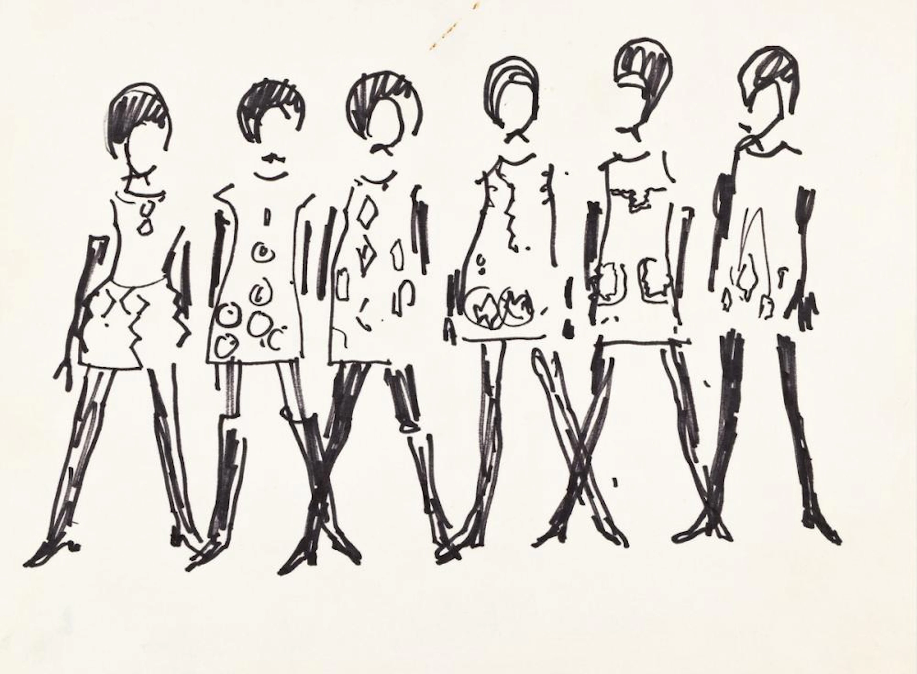 JOE EULA (1925-2004) Archive of over 100 loose fashion...