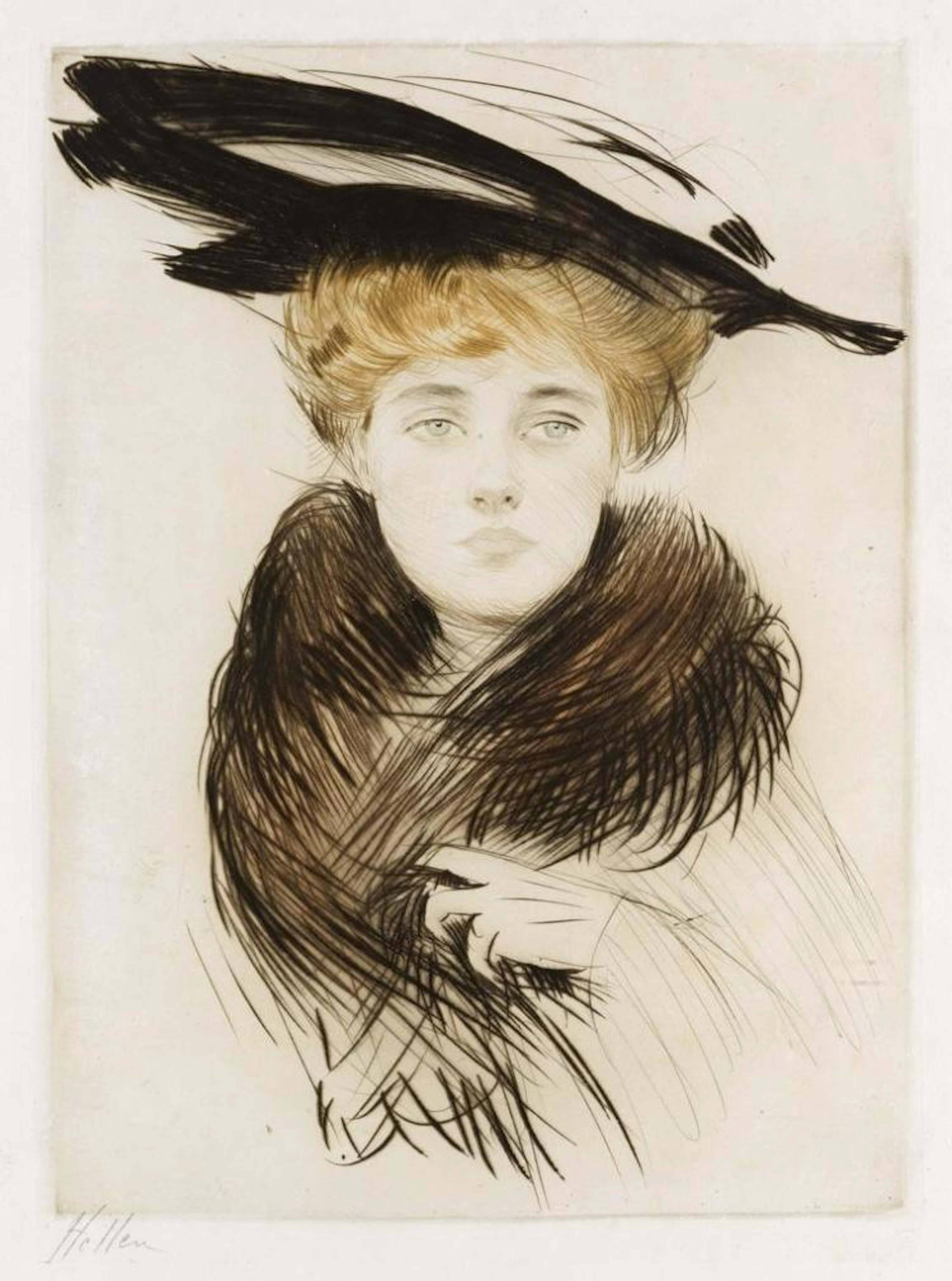 PAUL CÉSAR HELLEU La Duchesse de Marlborough, Consuelo Vanderbilt.
