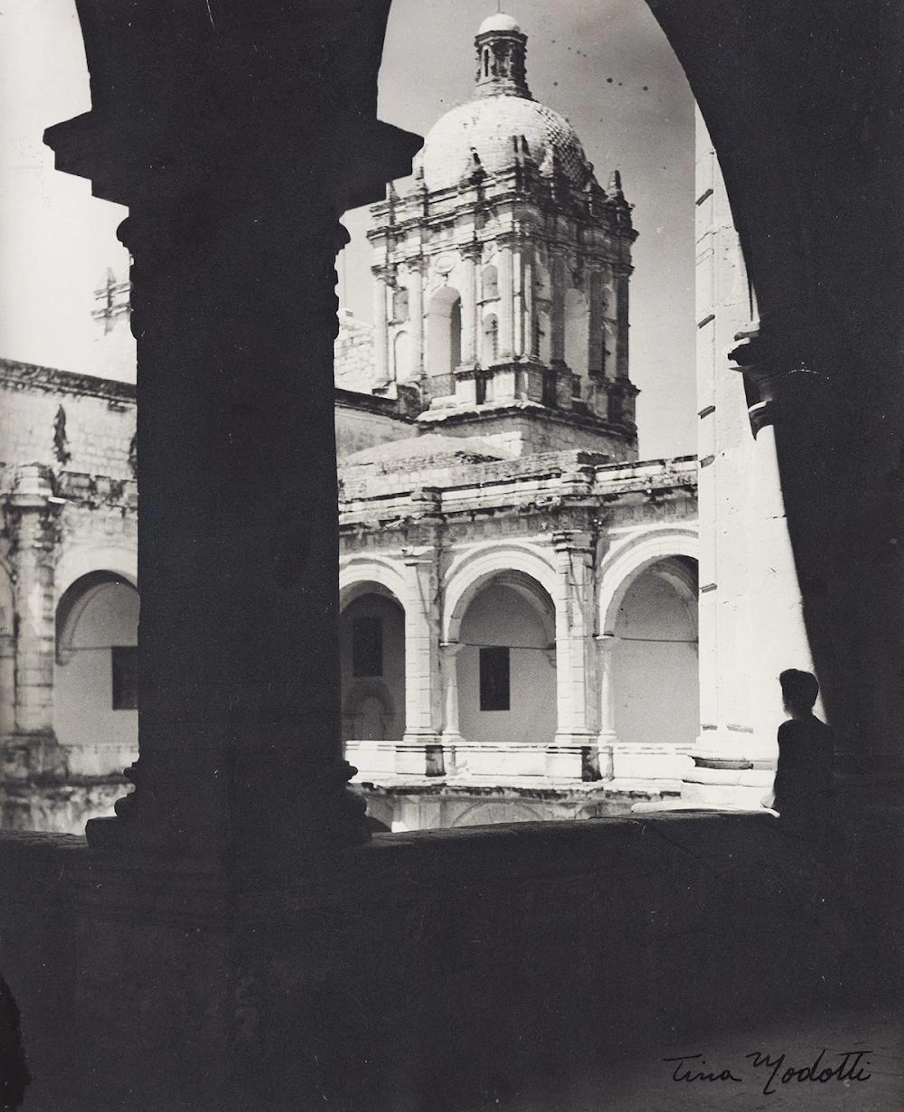 TINA MODOTTI (1896-1942) Mexican church courtyard.