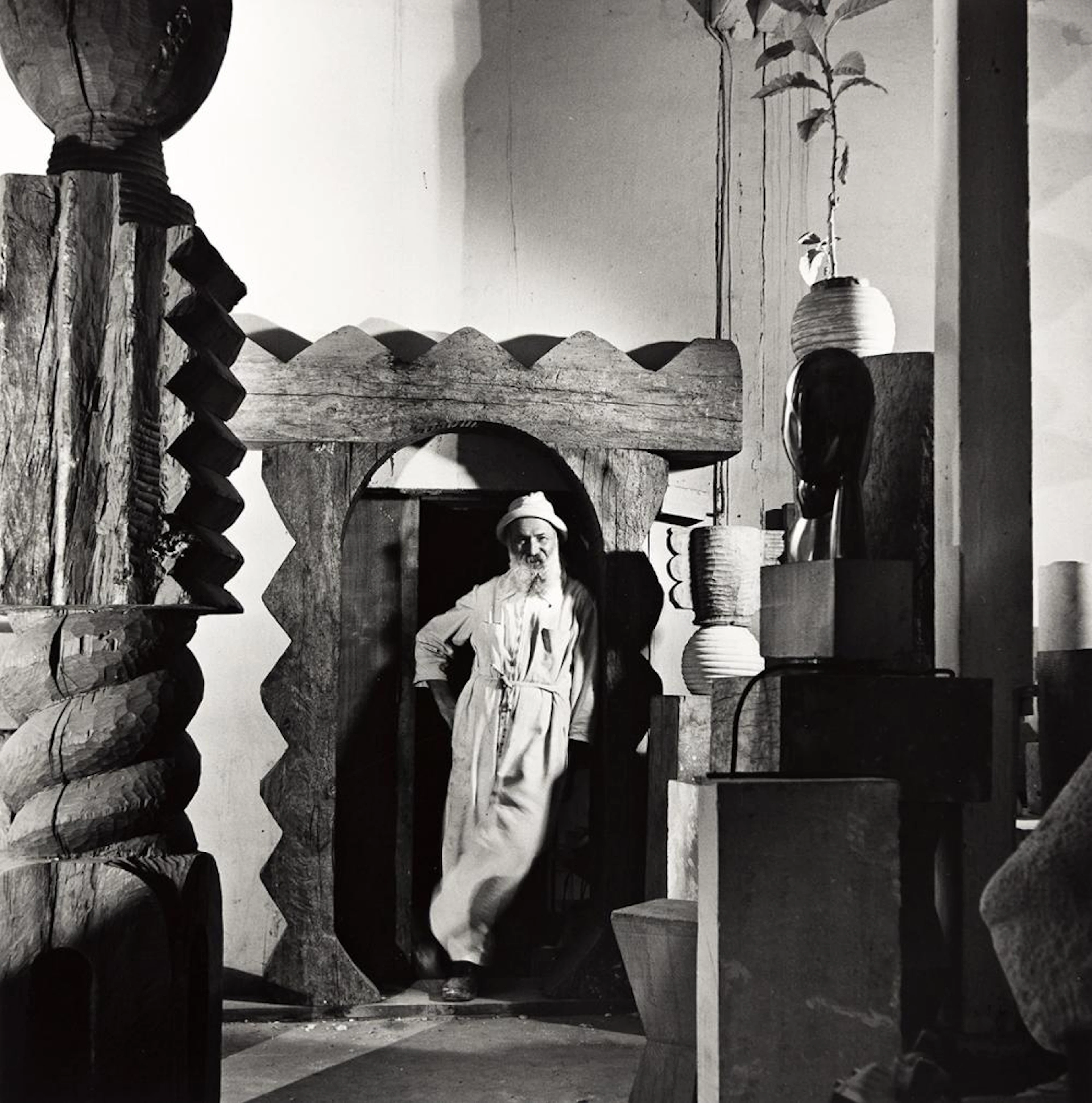 WAYNE MILLER (1918-2013) Constantin Brancusi in his studio