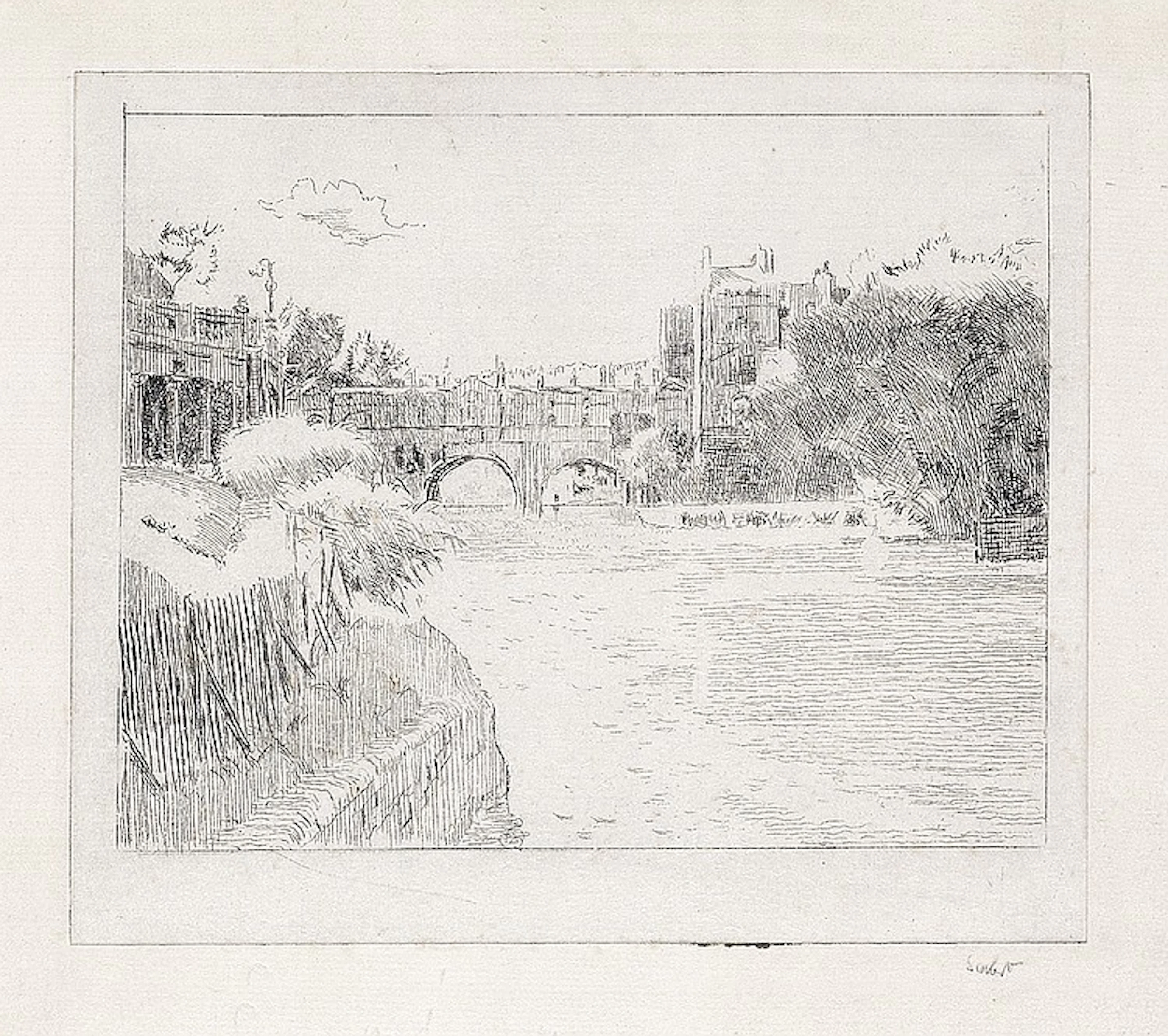 WALTER SICKERT Bath, Pulteney Bridge.