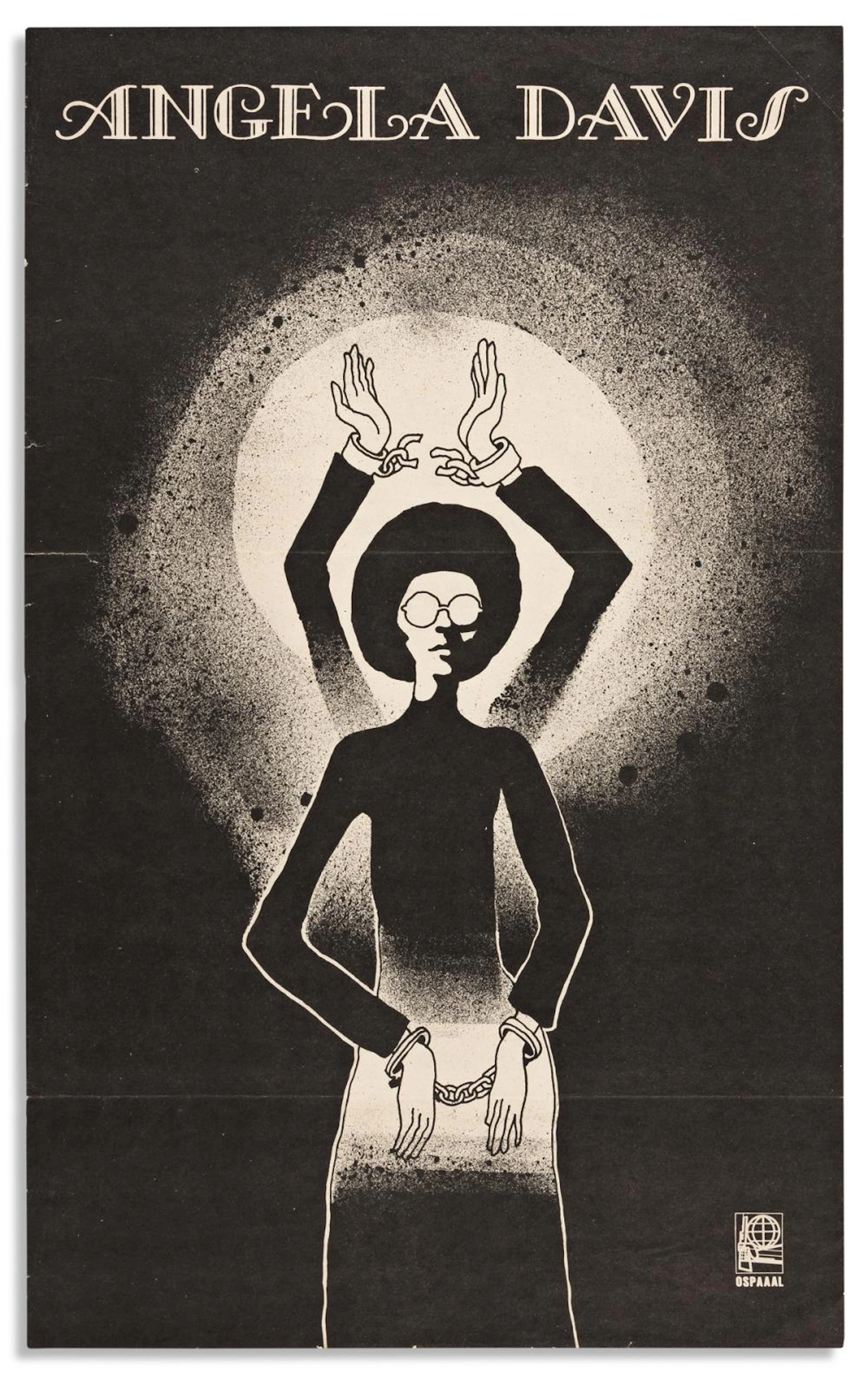 (BLACK PANTHERS.) [Alfredo Rostgaard, designer.] Angela Davis.