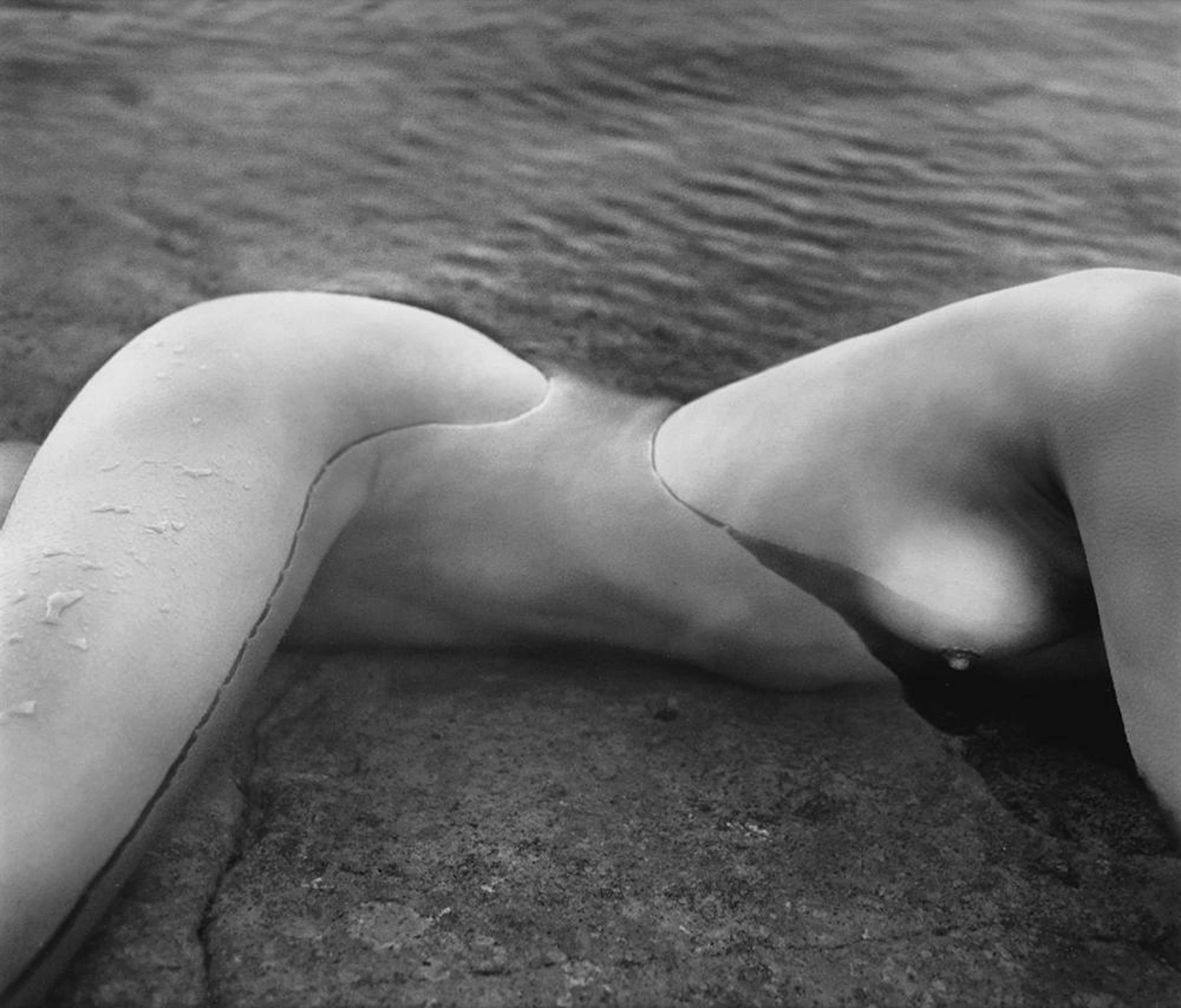 PATRICK DEMARCHELIER (1943- ) Nude, St. Barthelemy.