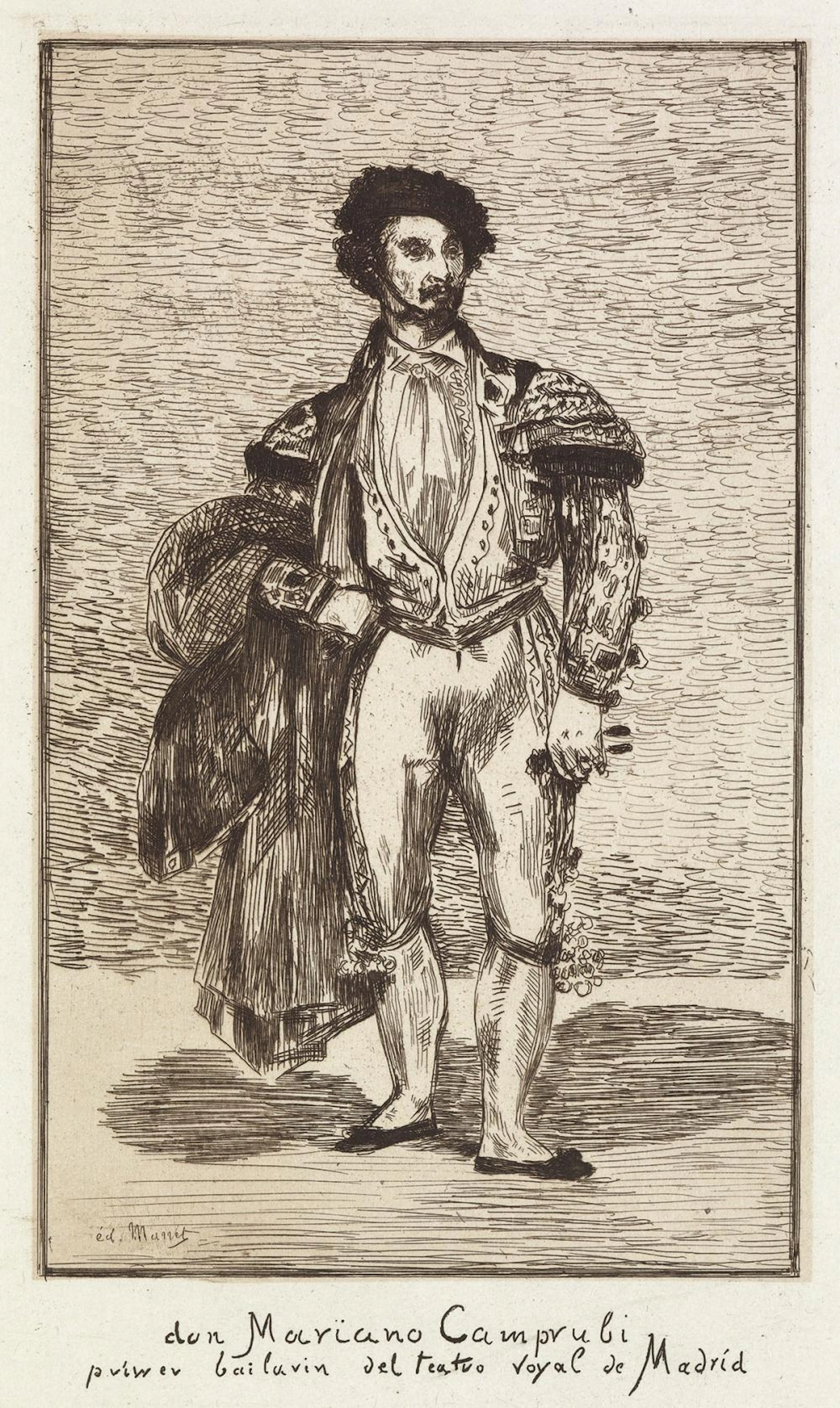 ÉDOUARD MANET Le Baïlarin (Don Mariano Camprubi).