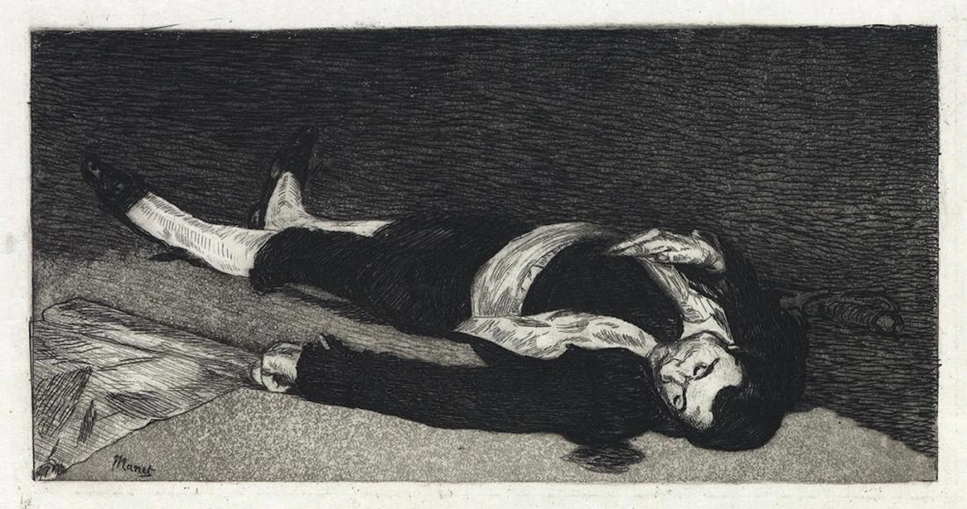 ÉDOUARD MANET Le Torero Mort.