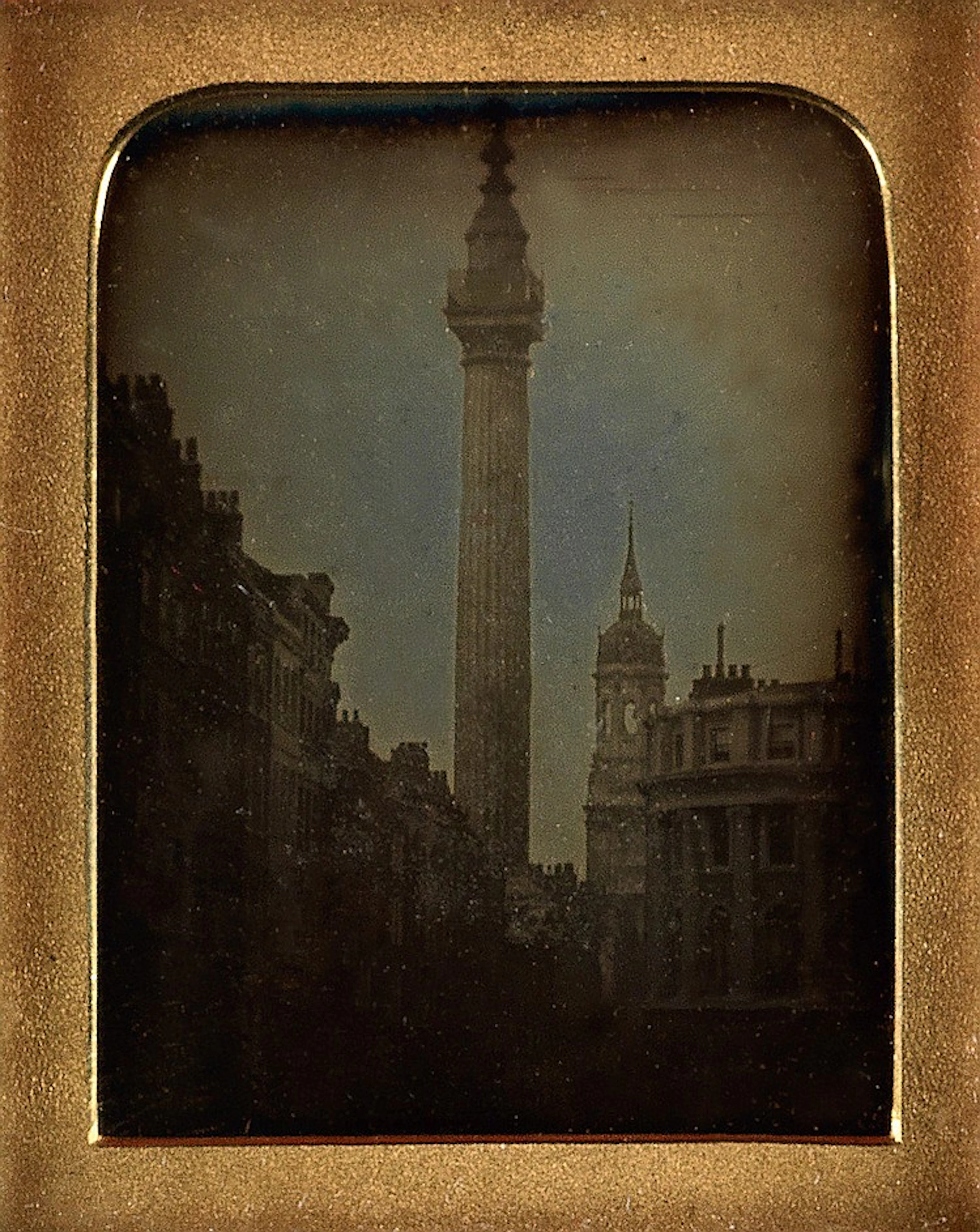 (CASED IMAGE) Ninth-plate daguerreotype of London's...