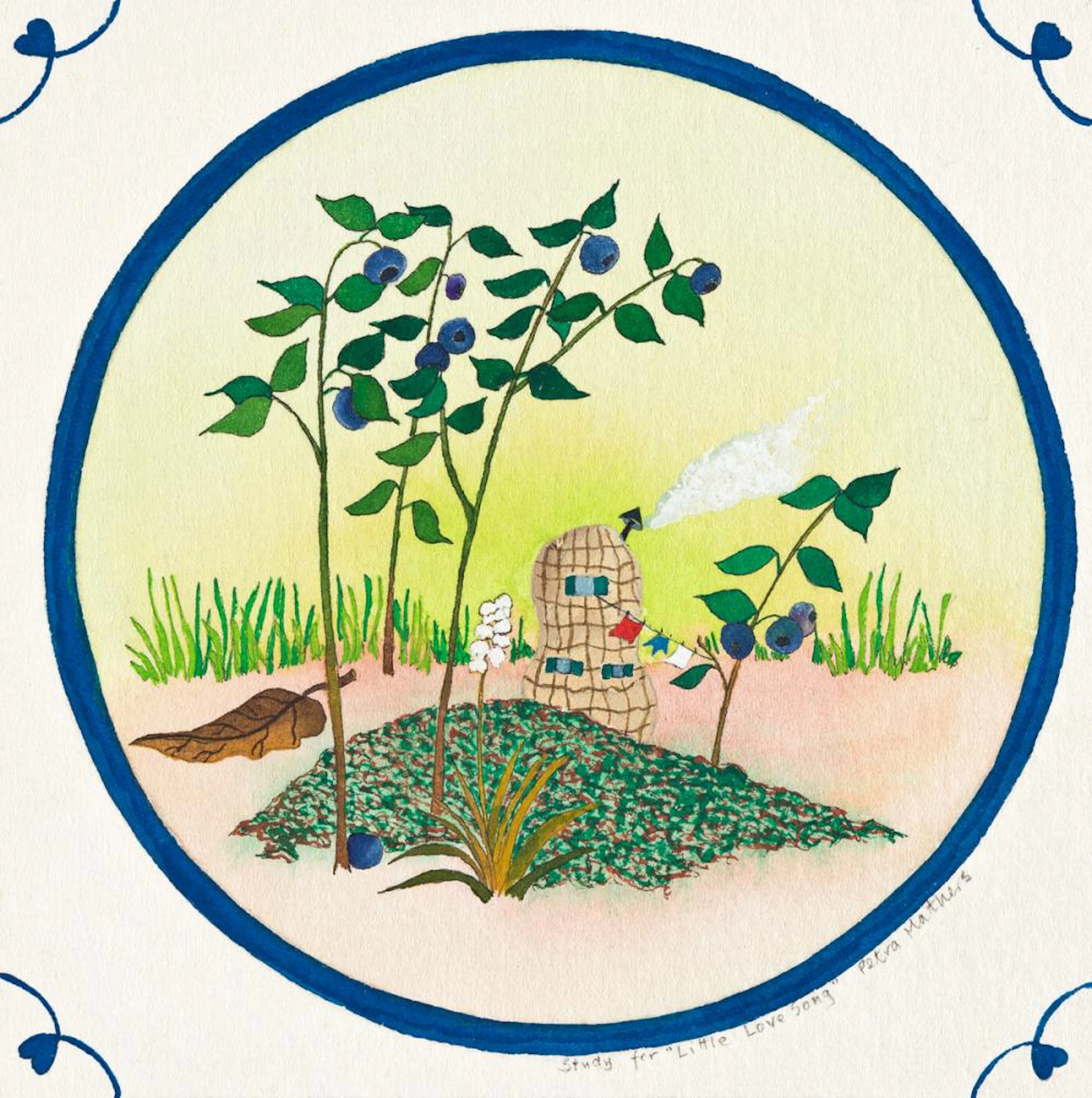 PETRA MATHERS (1945- ) "She lives inside a peanut shell..." [CHILDRENS]