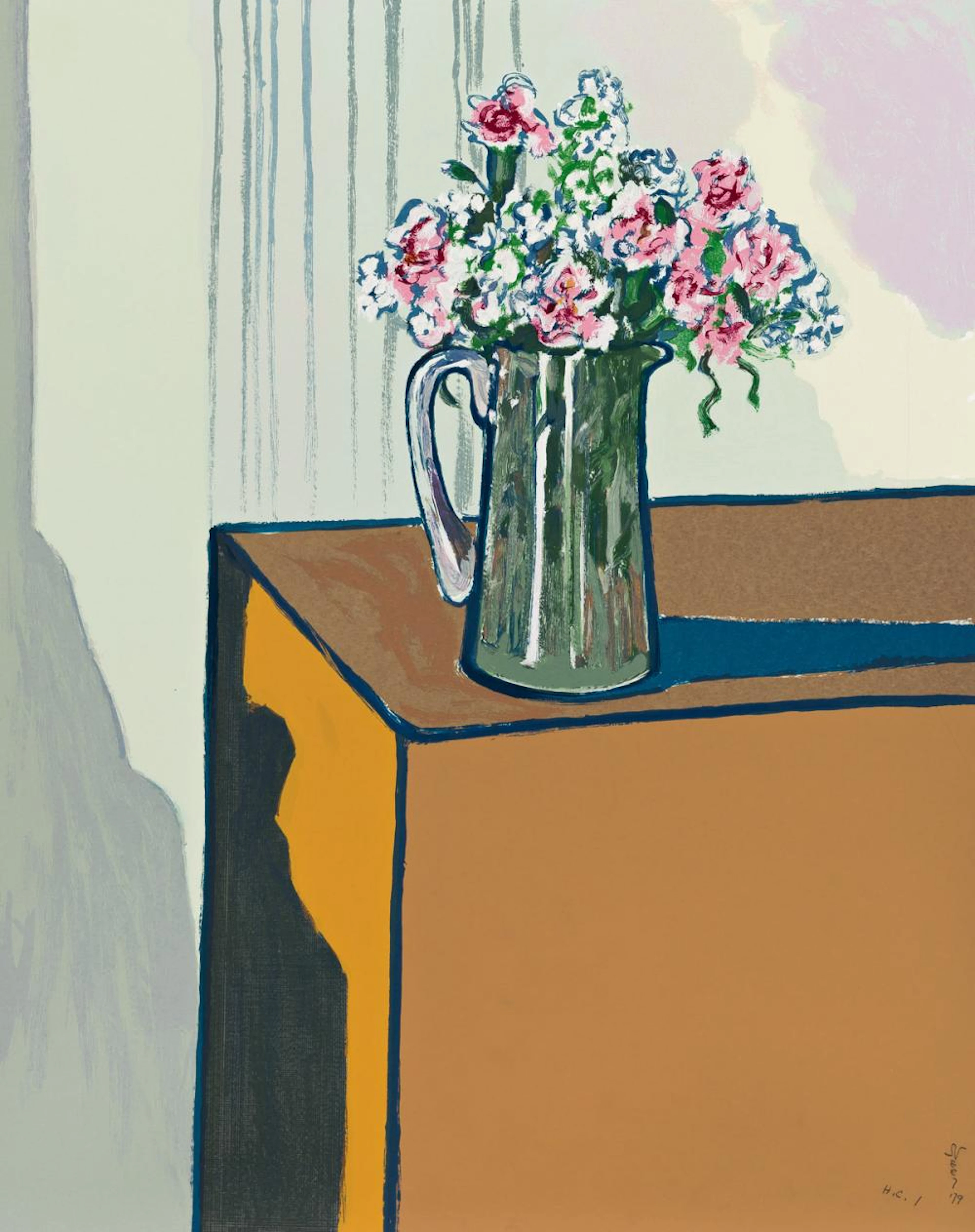 ALICE NEEL Interior with Vase.