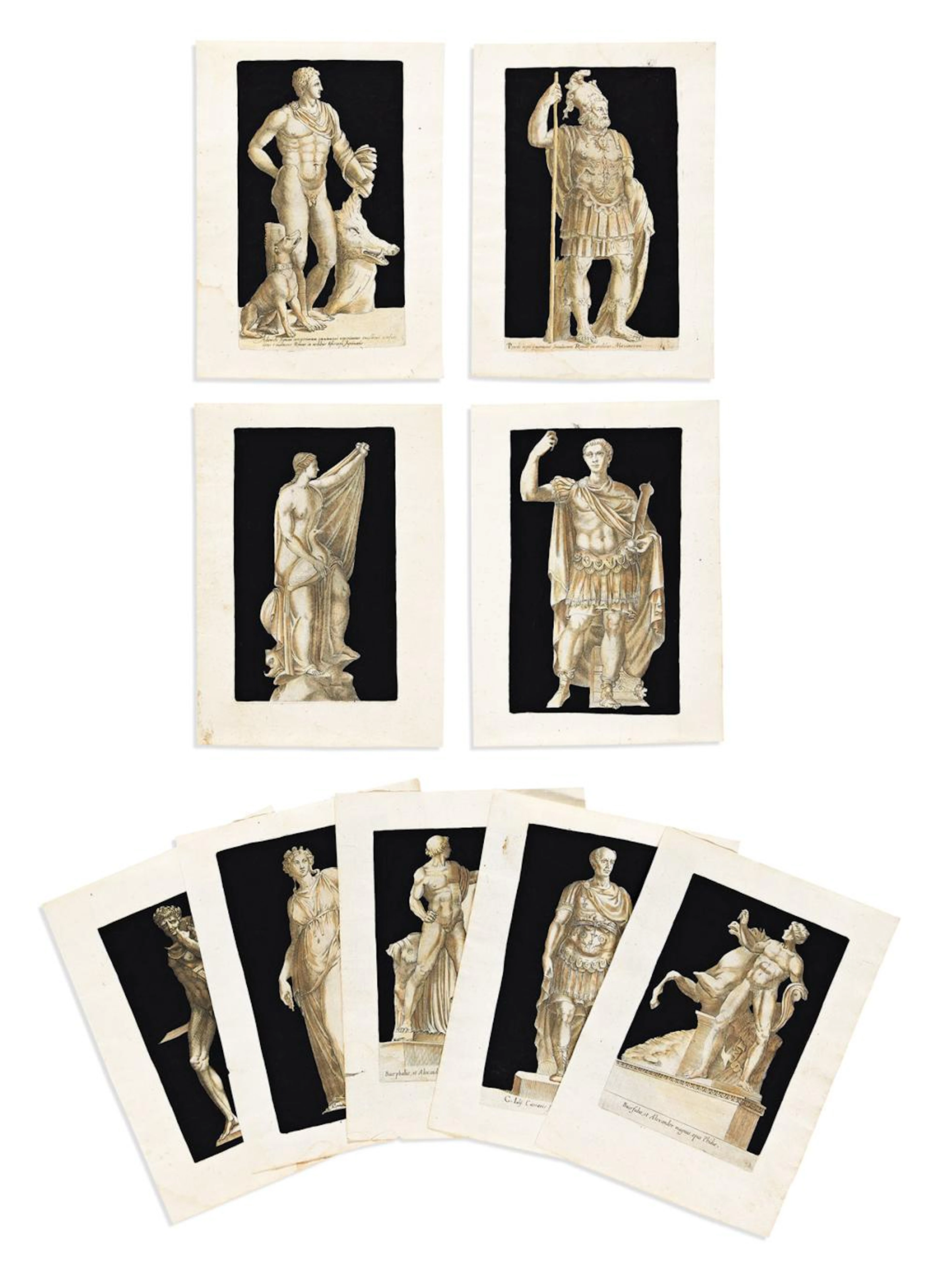 (ROMAN STATUARY.) Domenico de Rossi