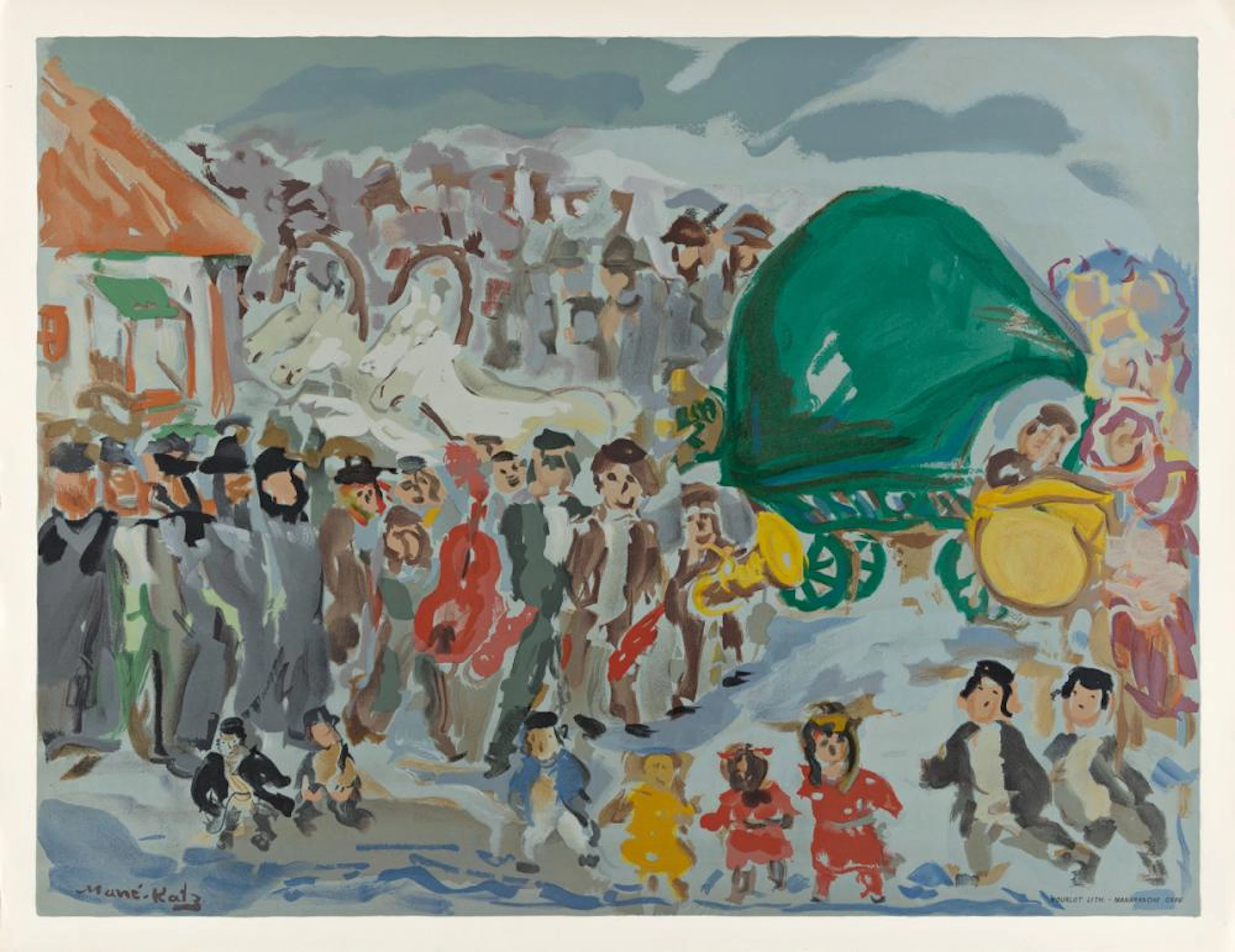 MANÉ-KATZ, EMMANUEL. Douze Lithographies pour Stempeniou de Cholem Aleikheim.